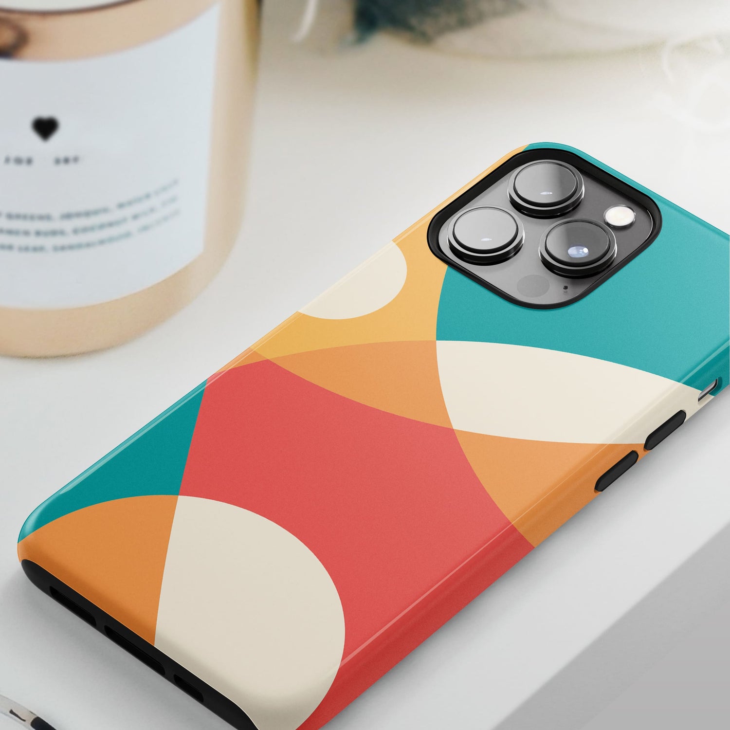 Vivid Abstract Print Case  Phone Case
