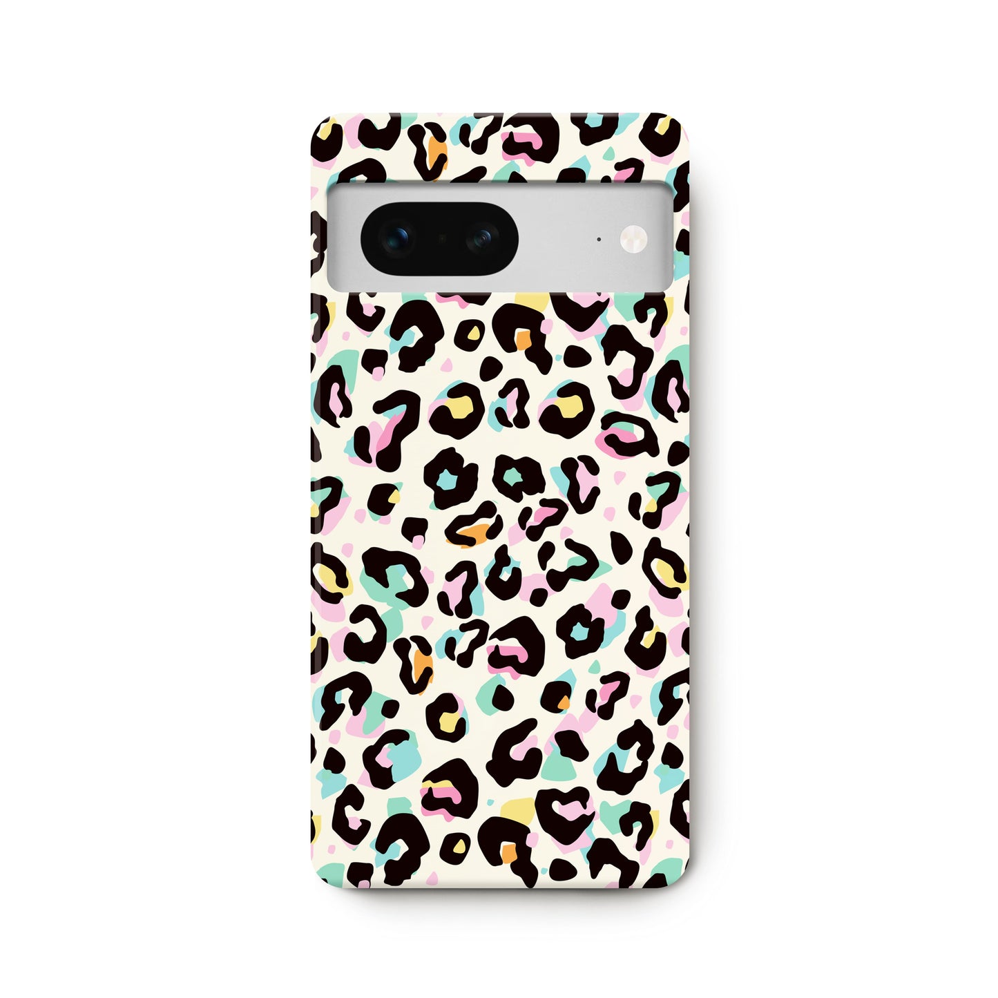 Rainbow Confetti Leopard Print Google Pixel Case Phone Case