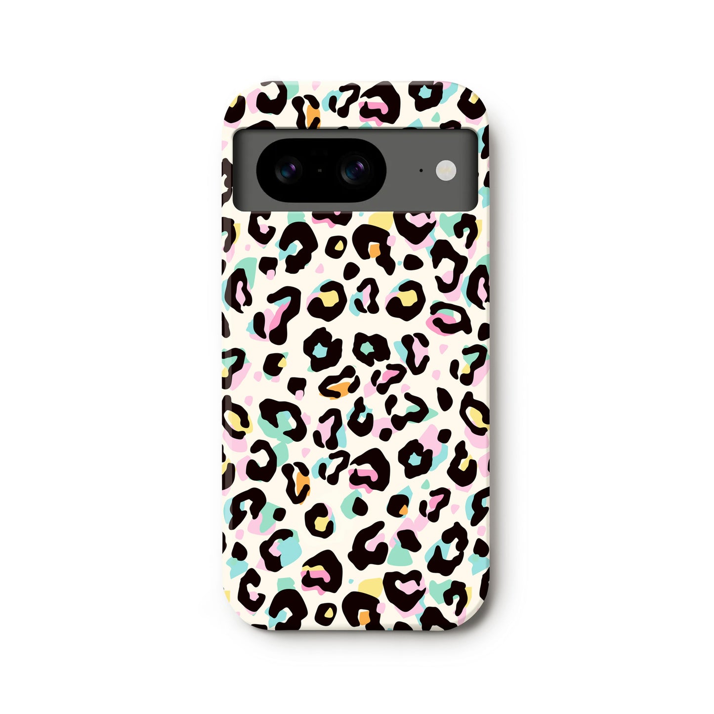 Rainbow Confetti Leopard Print Google Pixel Case Phone Case