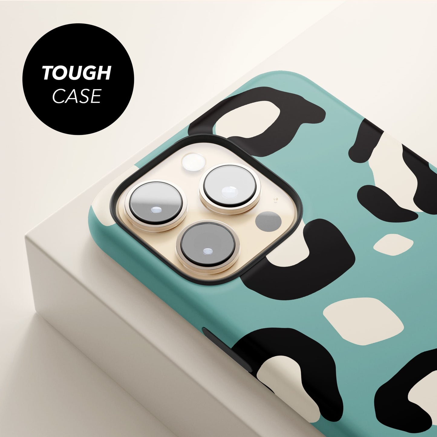 Contemporary Blue Leopard Print Case  Phone Case