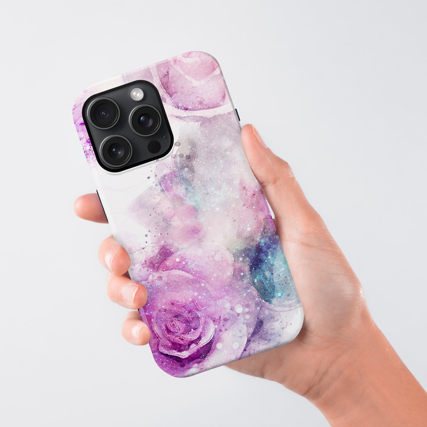 Cosmic Floral Print Personalised Phone Case Phone Case