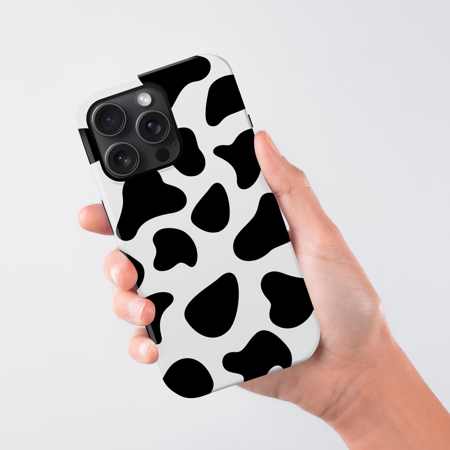Black and White Cow Spots Case Phone Case