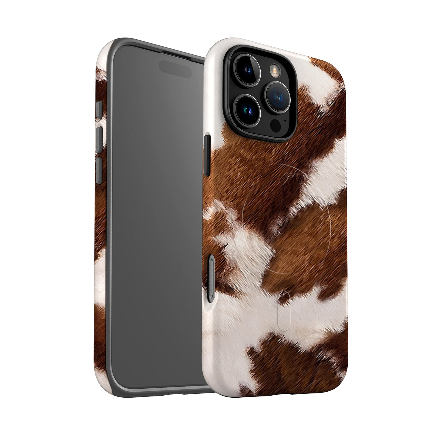 Cowhide Print Magsafe iPhone Case