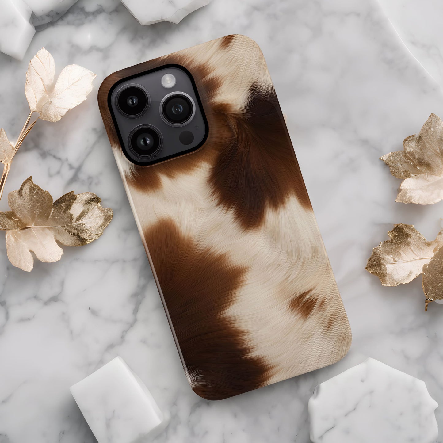 Cowhide Cow Pattern Print Case  Phone Case