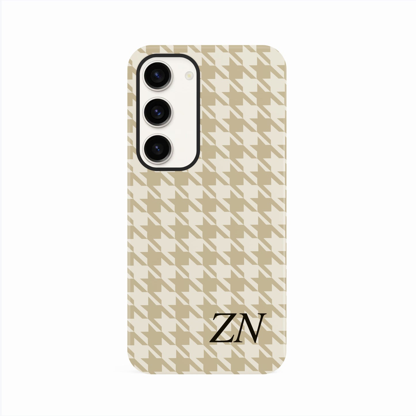 Custom Brown Houndstooth Pattern Case Phone Case
