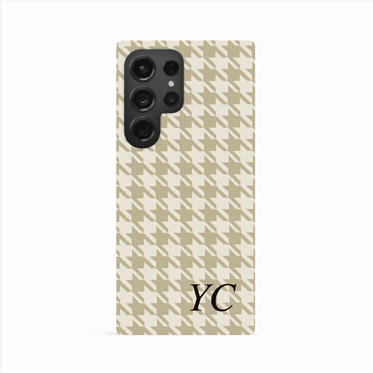 Custom Brown Houndstooth Pattern Case Phone Case