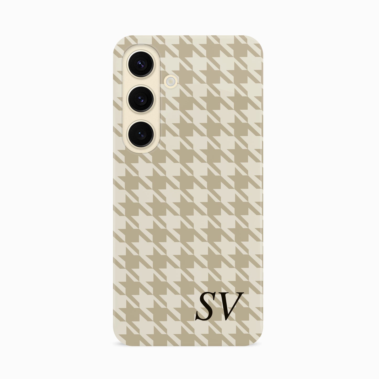 Custom Brown Houndstooth Pattern Case Phone Case