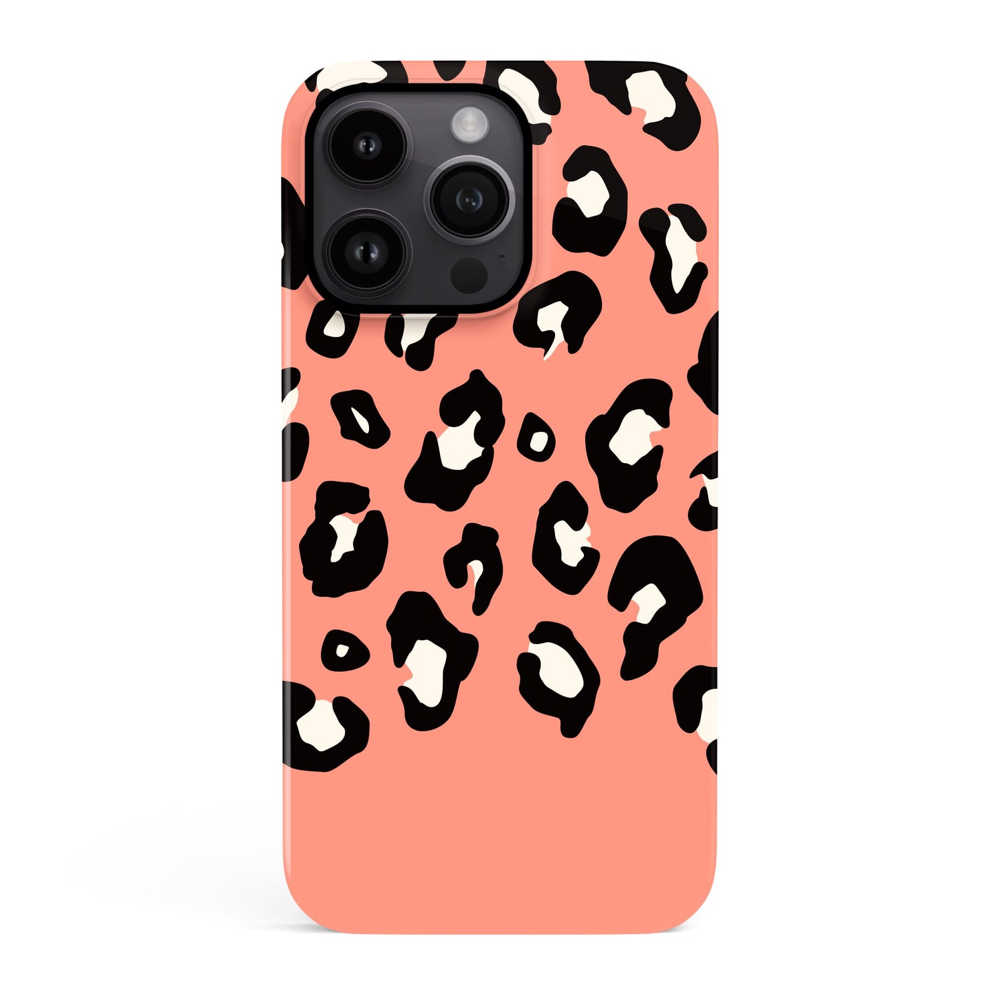 Orange Coral Custom Leopard Print Case Phone Case