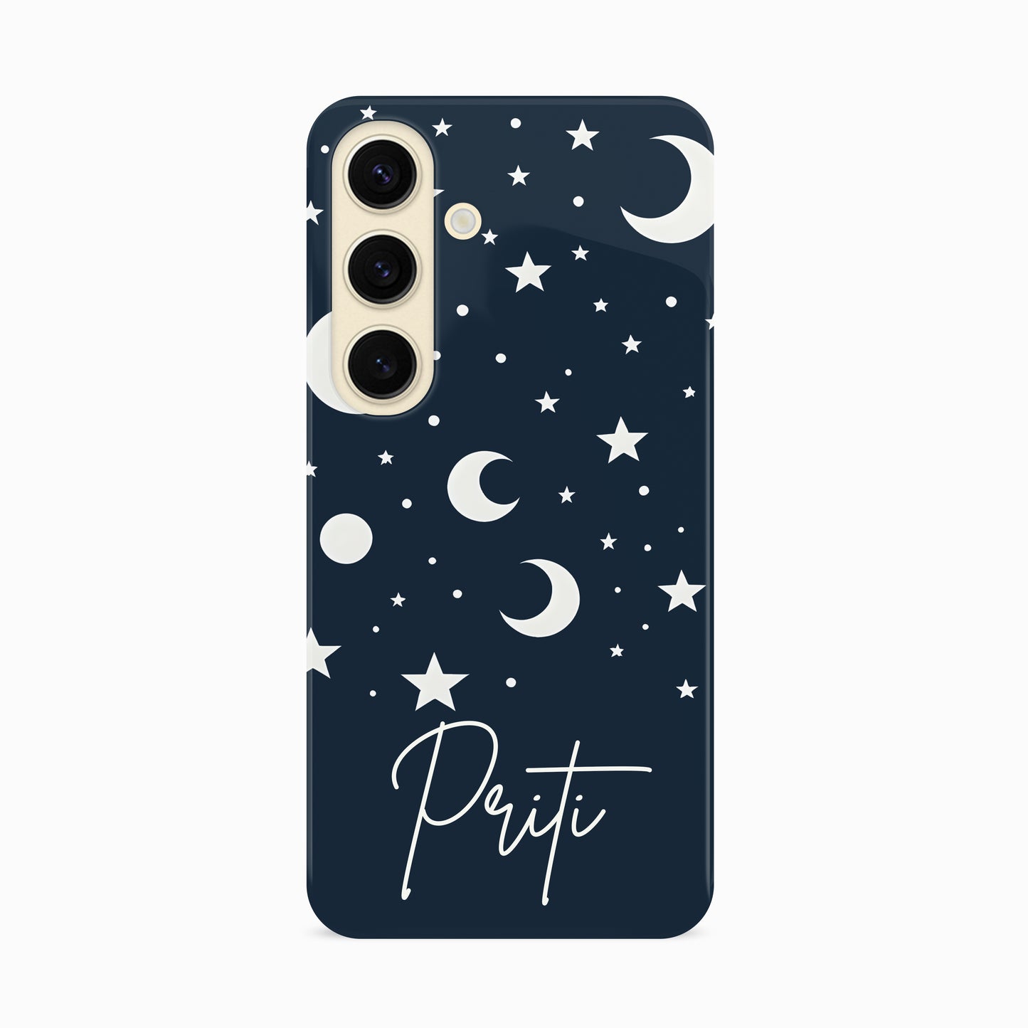 Personalised Moons & Stars Print Case Phone Case