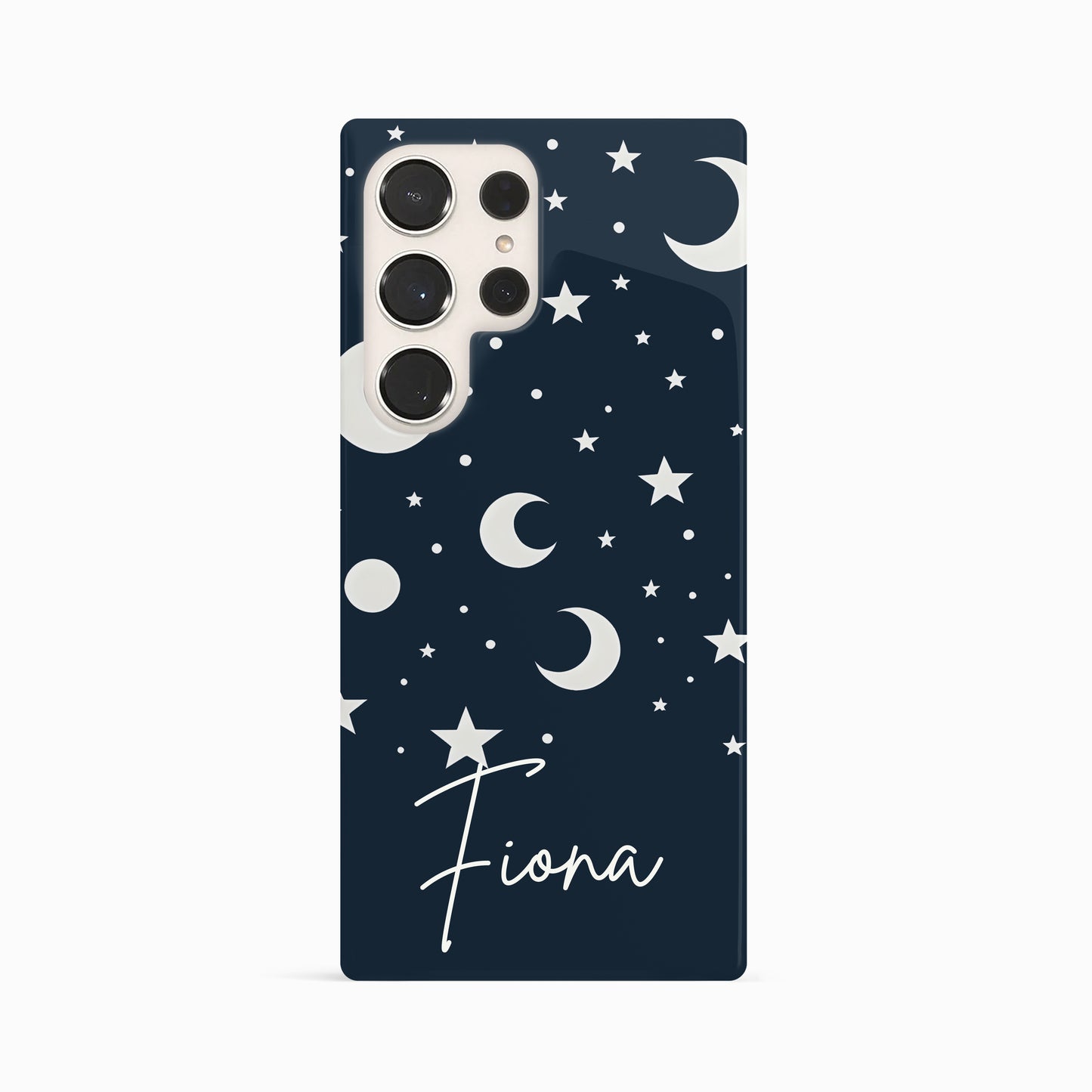 Personalised Moons & Stars Print Case Phone Case