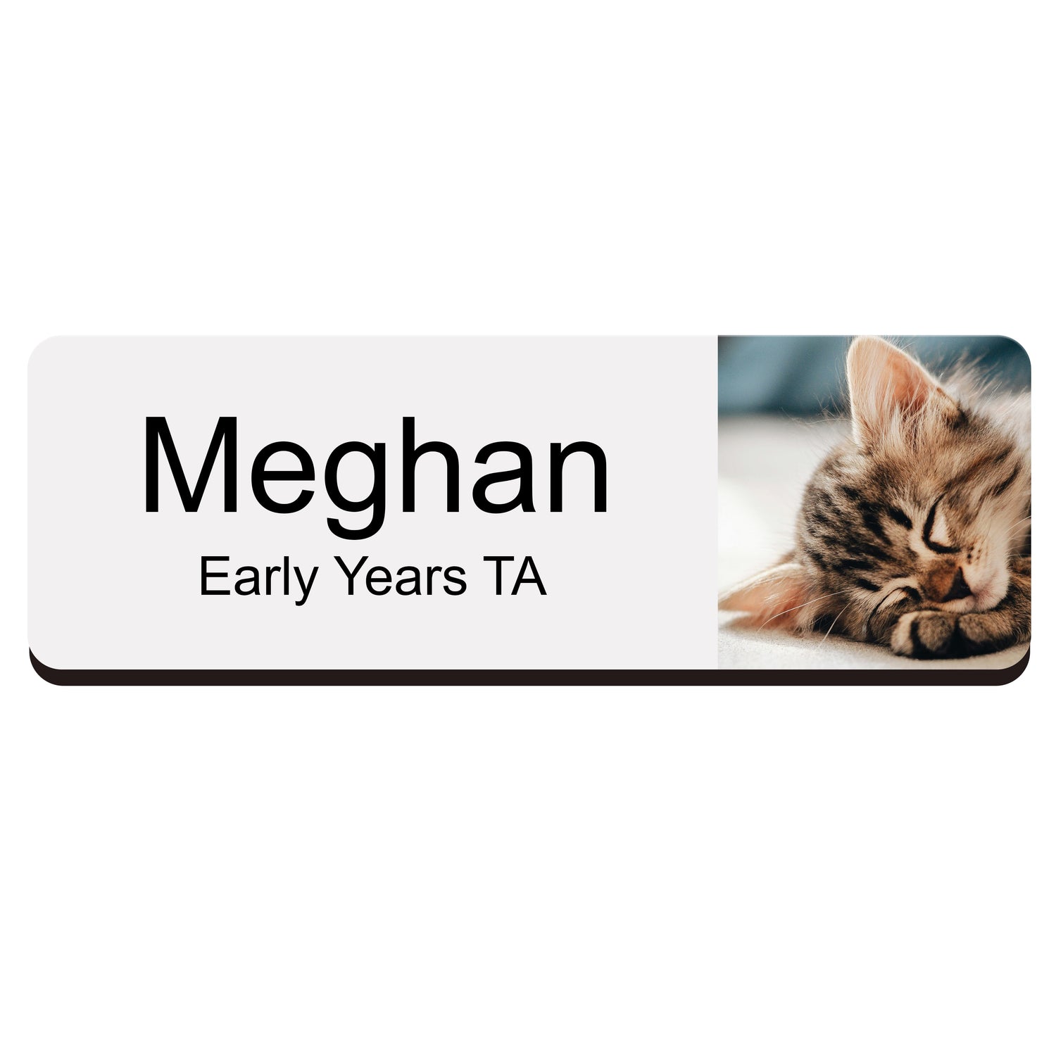 Custom Photo or Logo Name Badge Name Badge