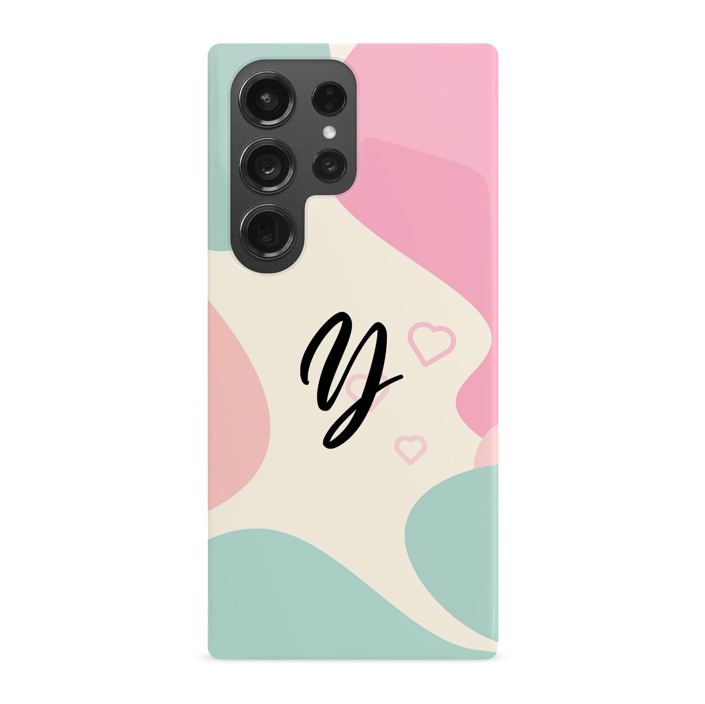 Personalised Abstract Pink and Blue Pattern Case Phone Case