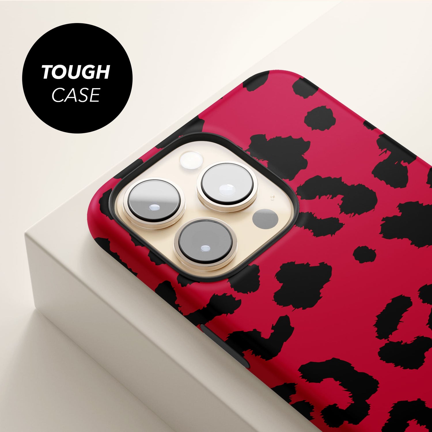 Custom Red Leopard Print Case  Phone Case