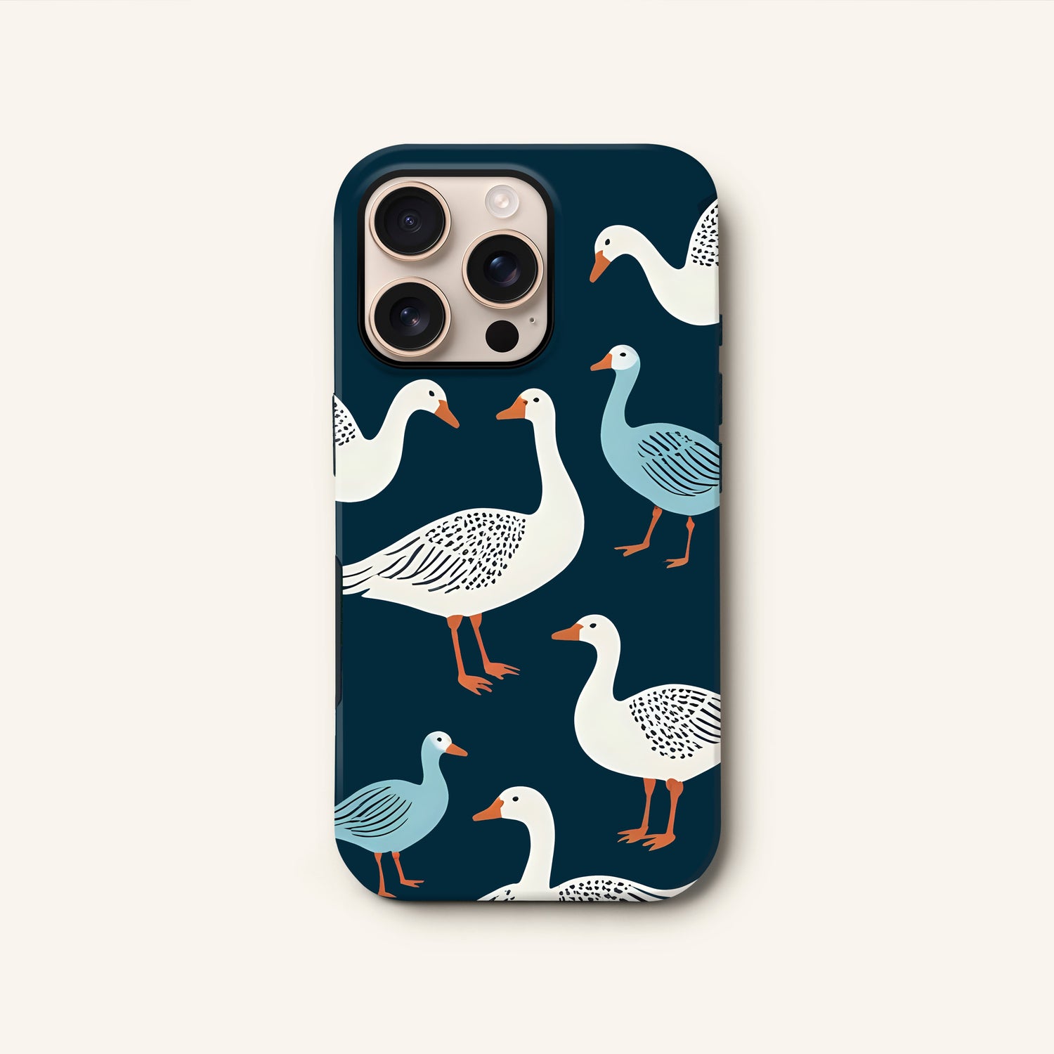 Cute Duck Print Phone Case iPhone 16 Phone Case