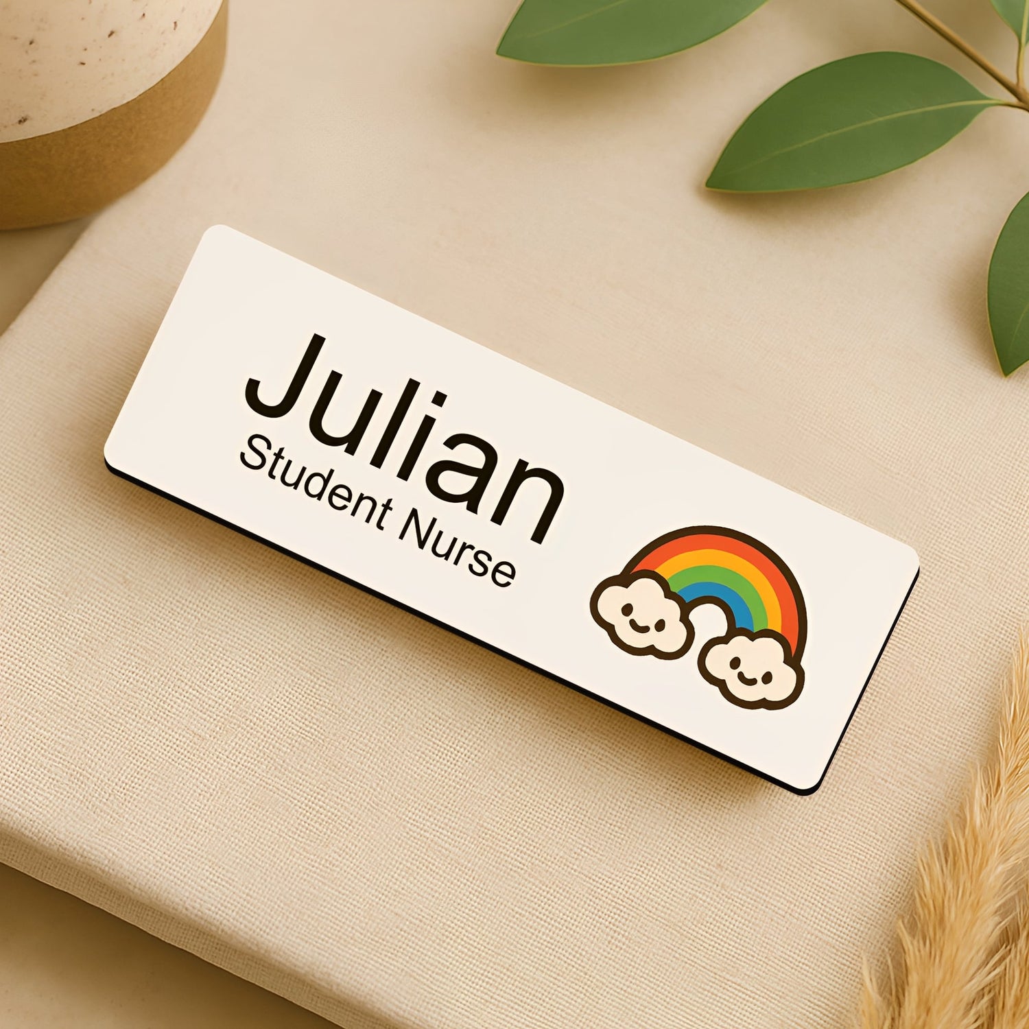 Custom Rainbow Name Badge Name Badge
