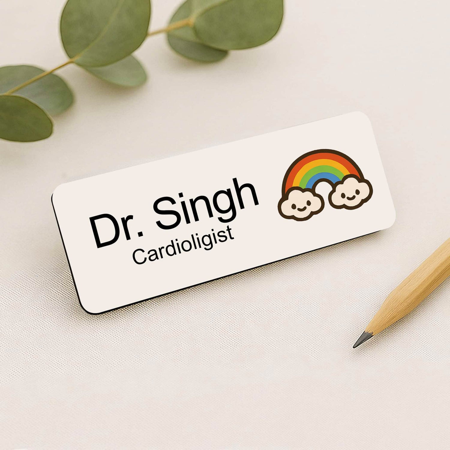 Custom Rainbow Name Badge Name Badge
