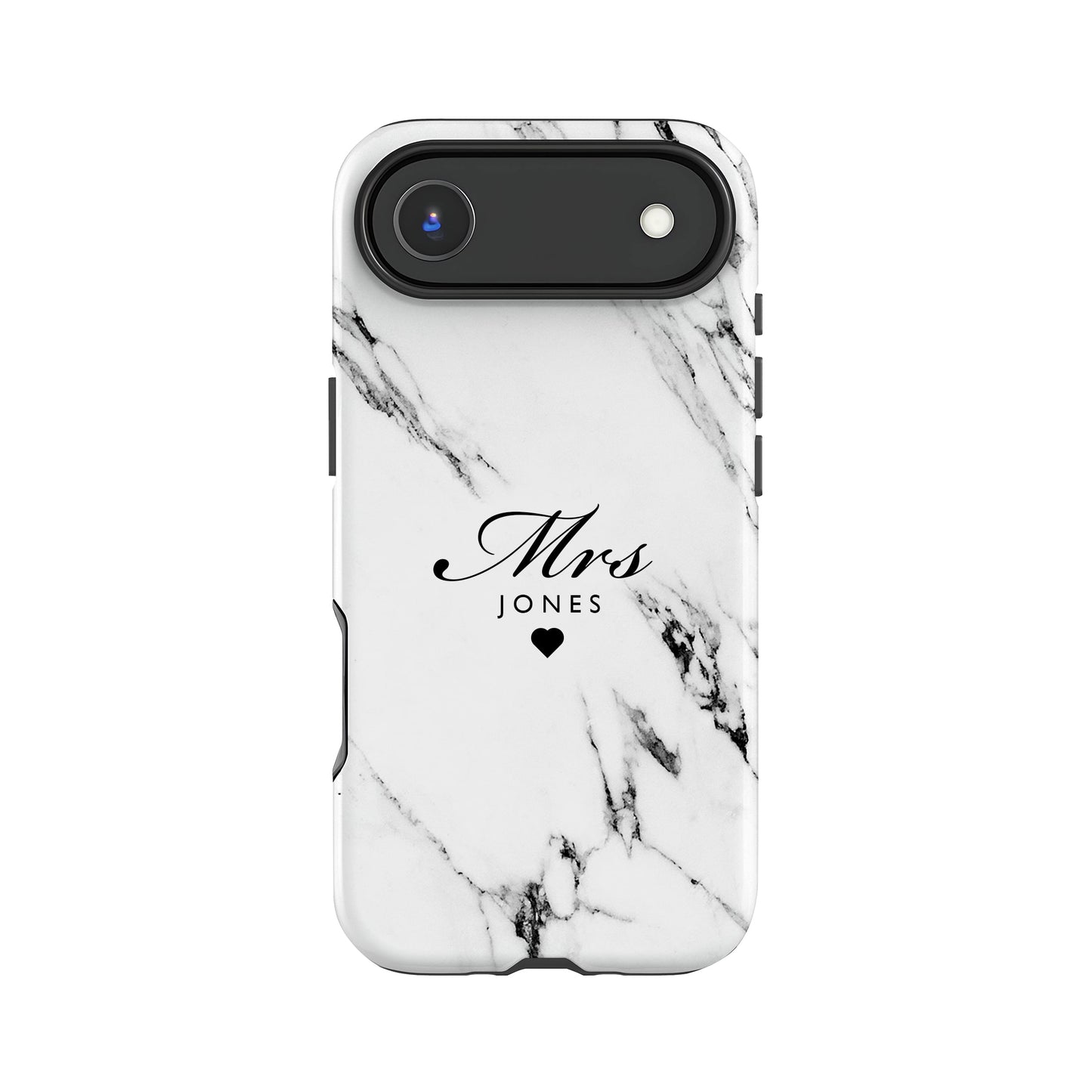 White Marble Custom Wife Name Phone Case iPhone 17 Air Phone Case