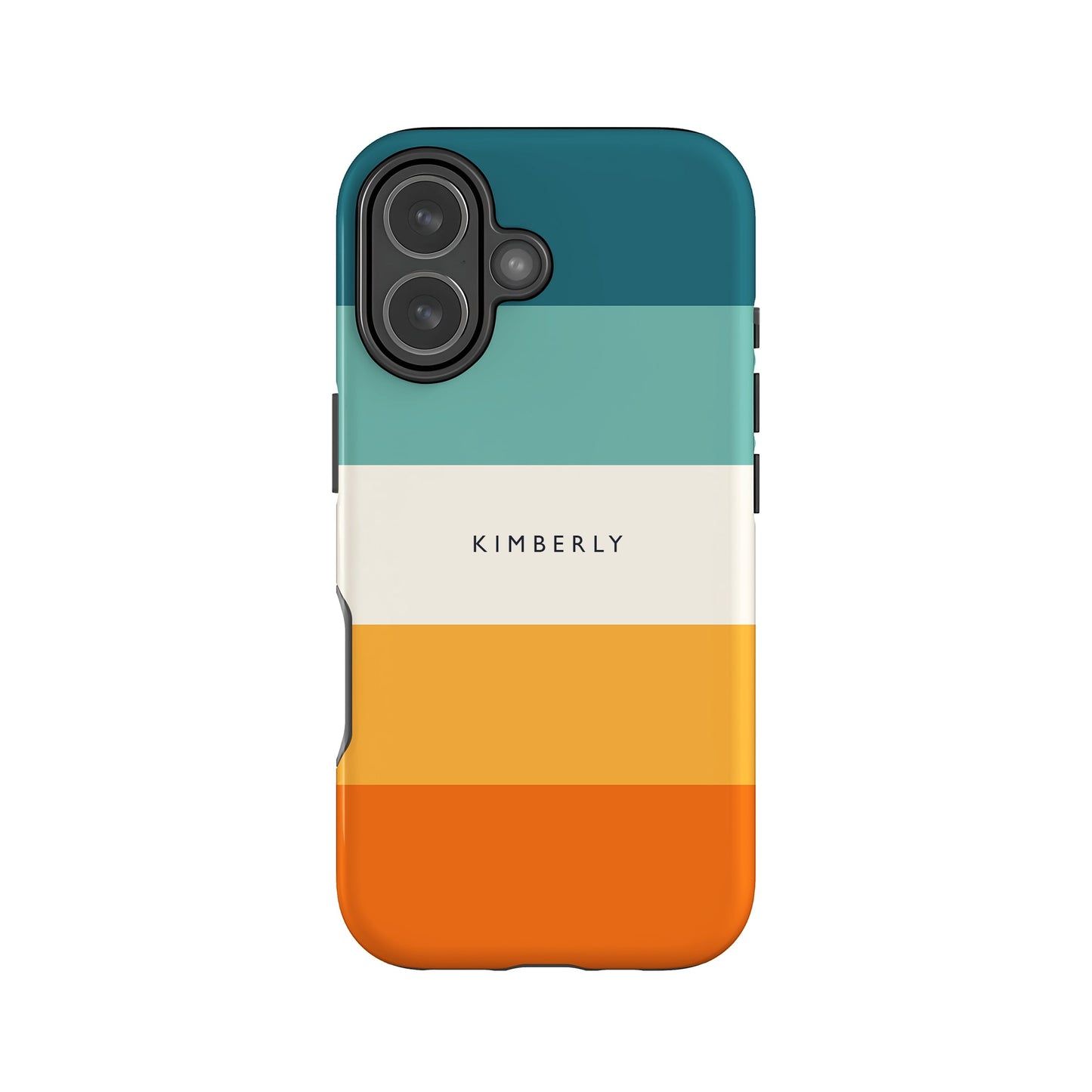 Blue and Orange Stripes Custom Case Phone Case