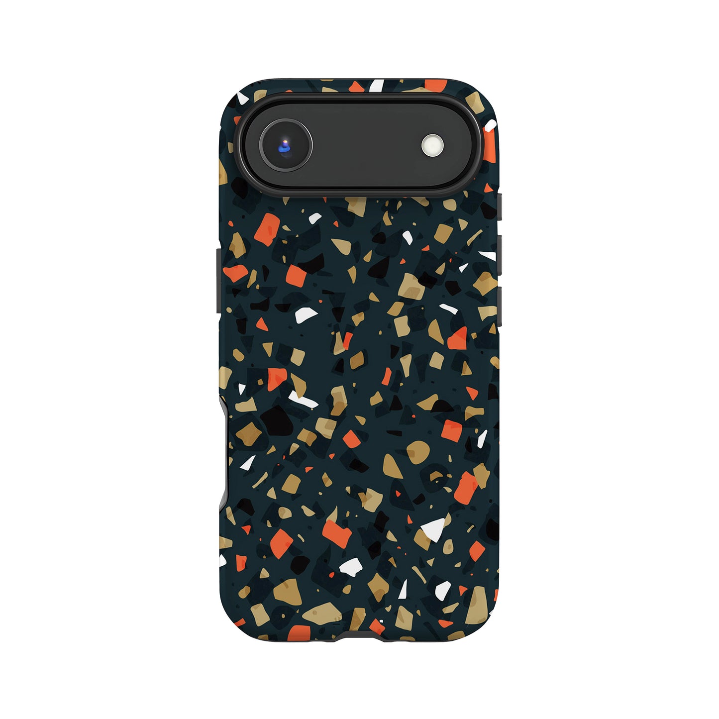 Orange Toffee Terrazzo Phone Case iPhone 17 Air Phone Case