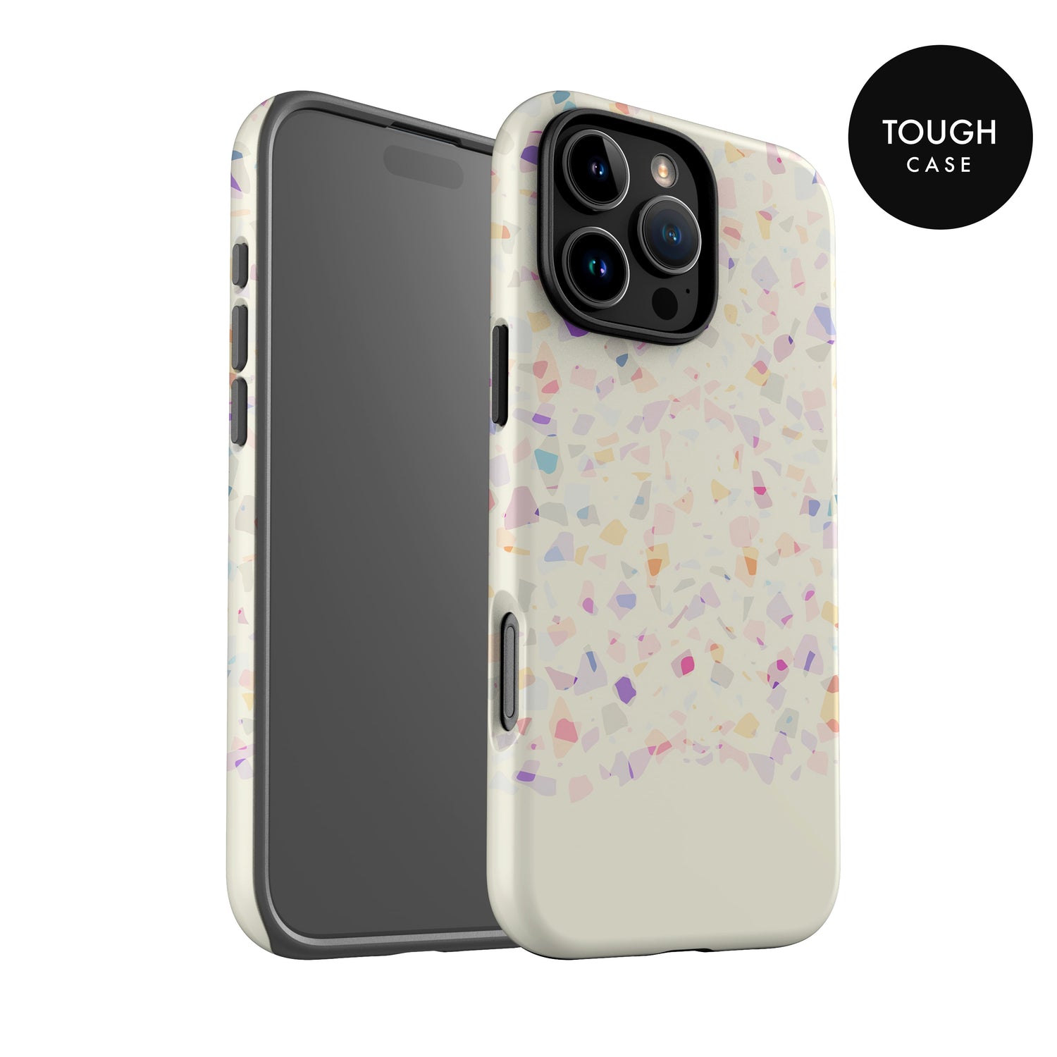 Custom Rainbow Terrazzo Phone Case Phone Case
