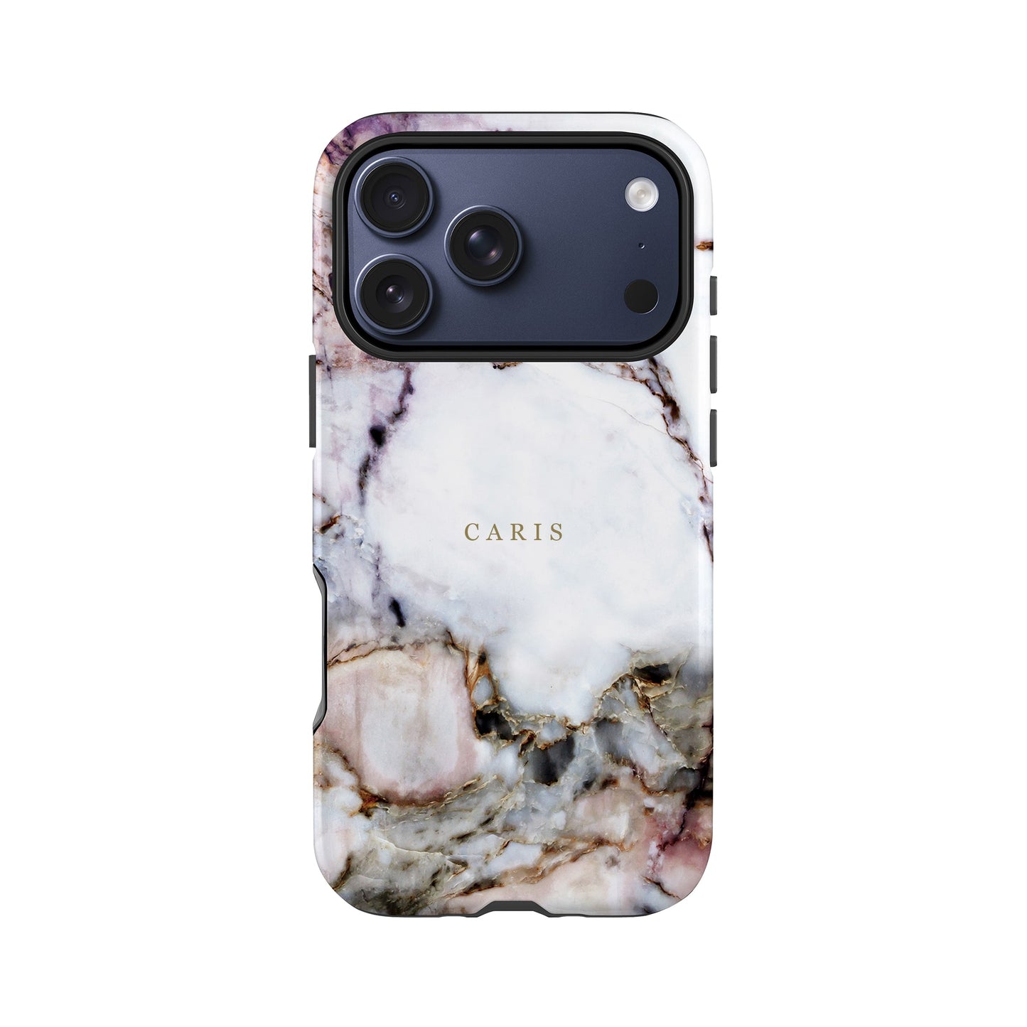 Personalised Gold Marble Phone Case iPhone 17 Pro Phone Case