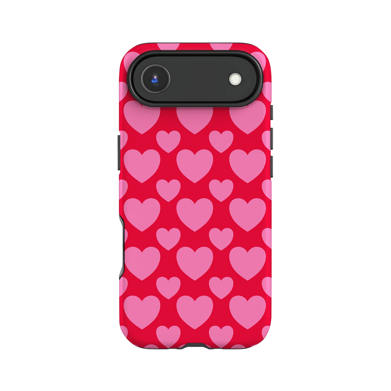 Pink and Red Love Heart Pattern Case iPhone 17 Air Phone Case
