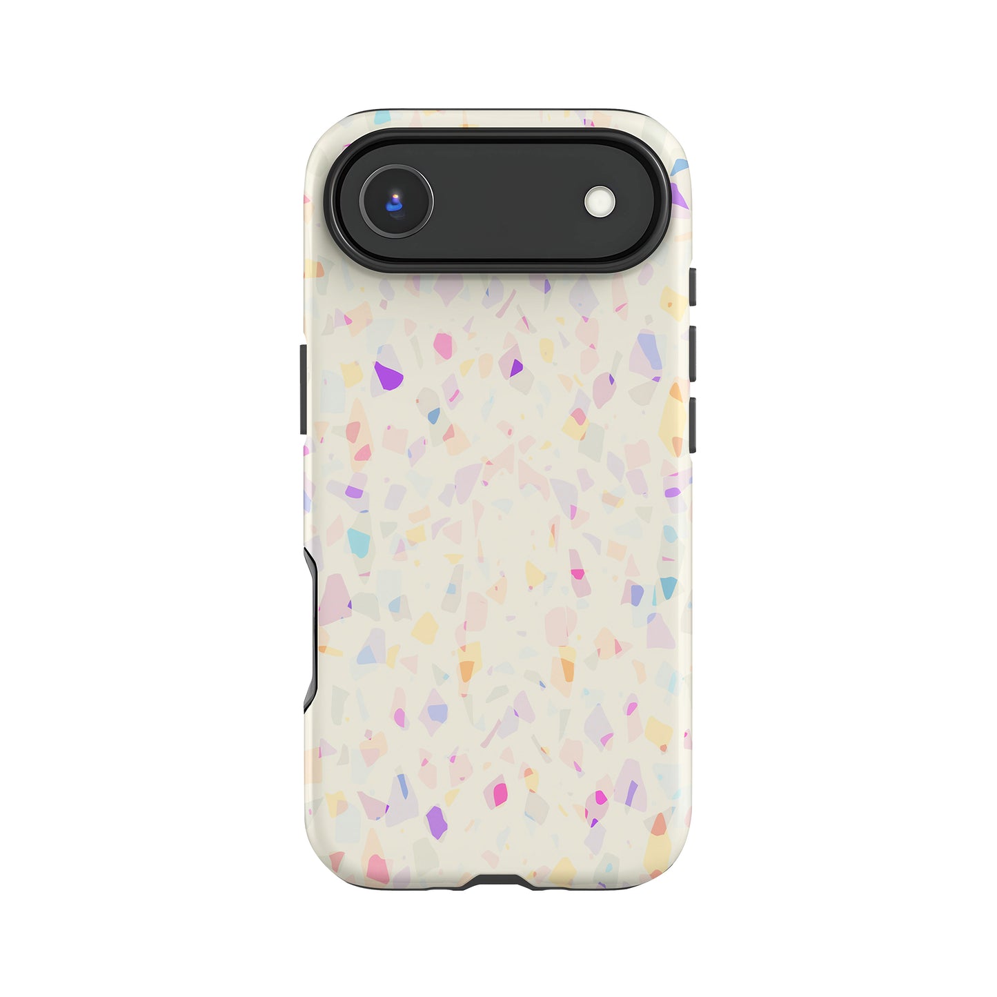 Pastel Rainbow Terrazzo Print Phone Case iPhone 17 Air Phone Case