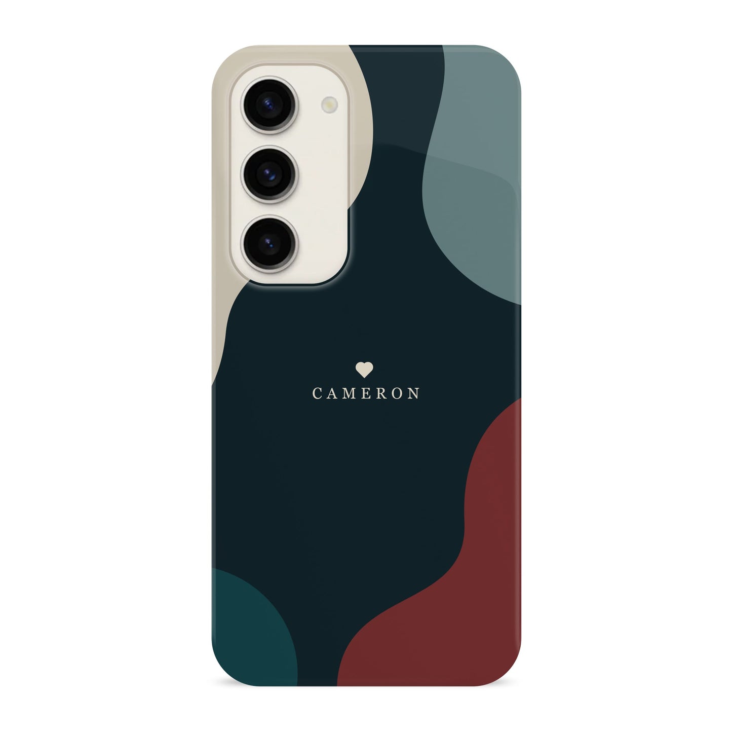 Dark Colour Block Pattern Personalised Case Phone Case