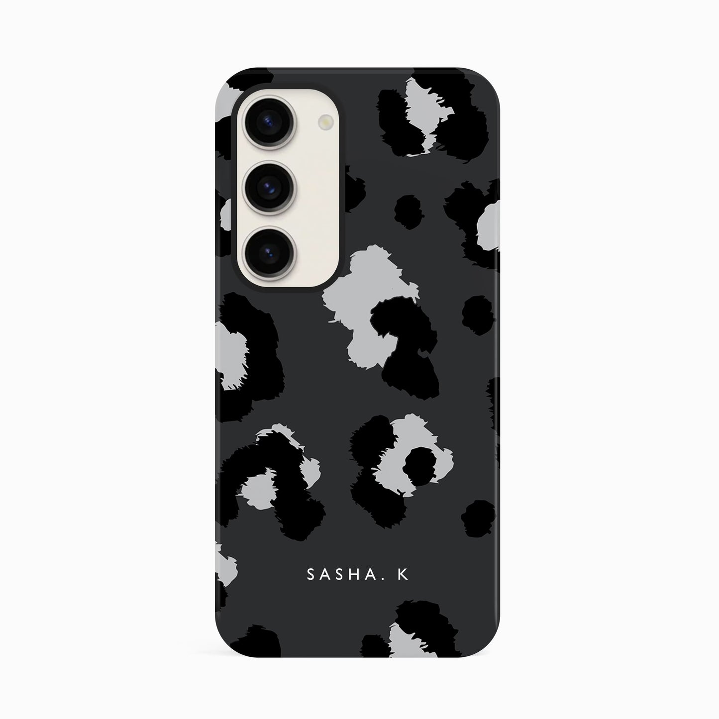 Black and Grey Leopard Print Phone Case Phone Case