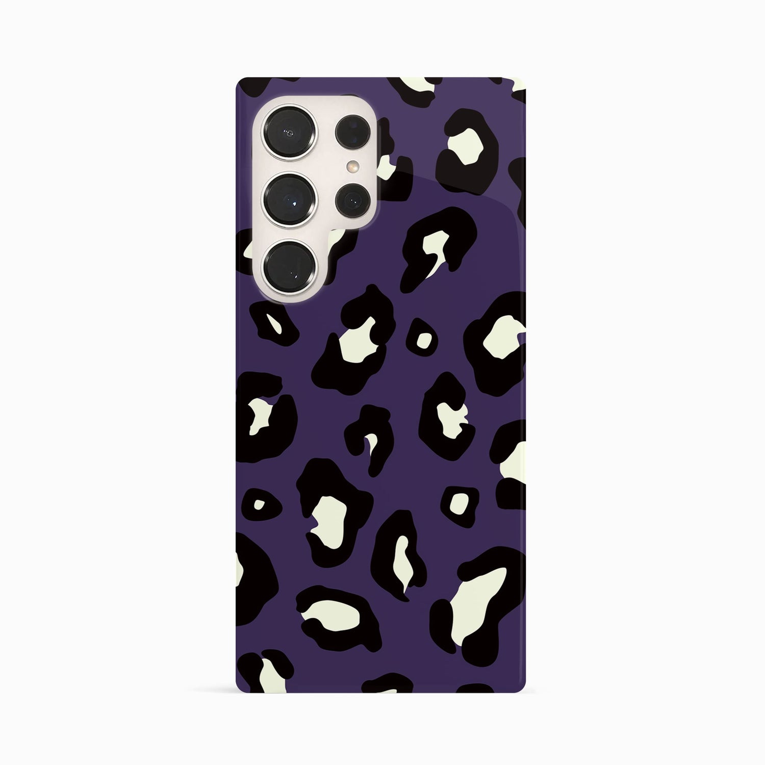 Dark Purple Leopard Print Spots Pattern Phone Case Phone Case