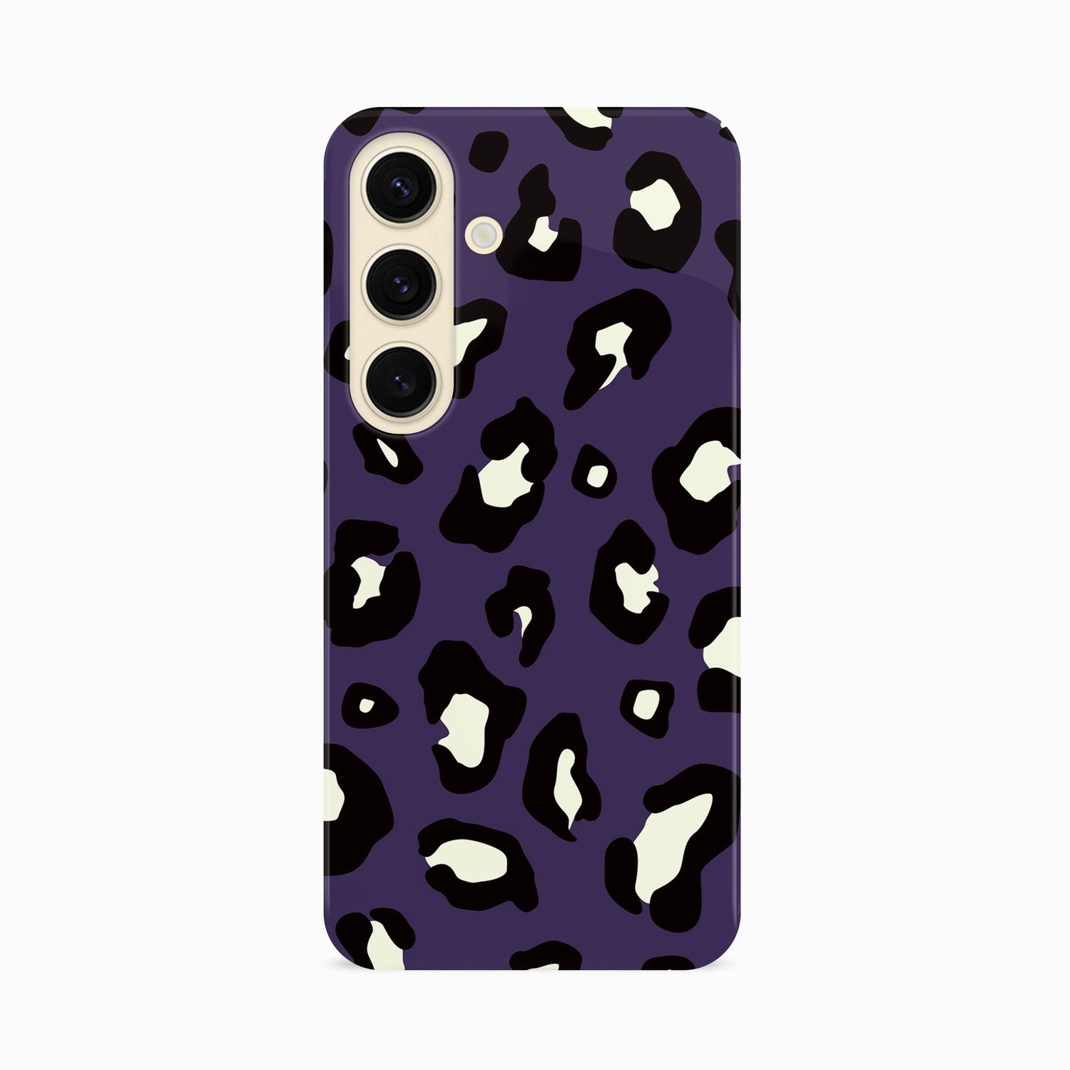 Dark Purple Leopard Print Spots Pattern Phone Case Phone Case