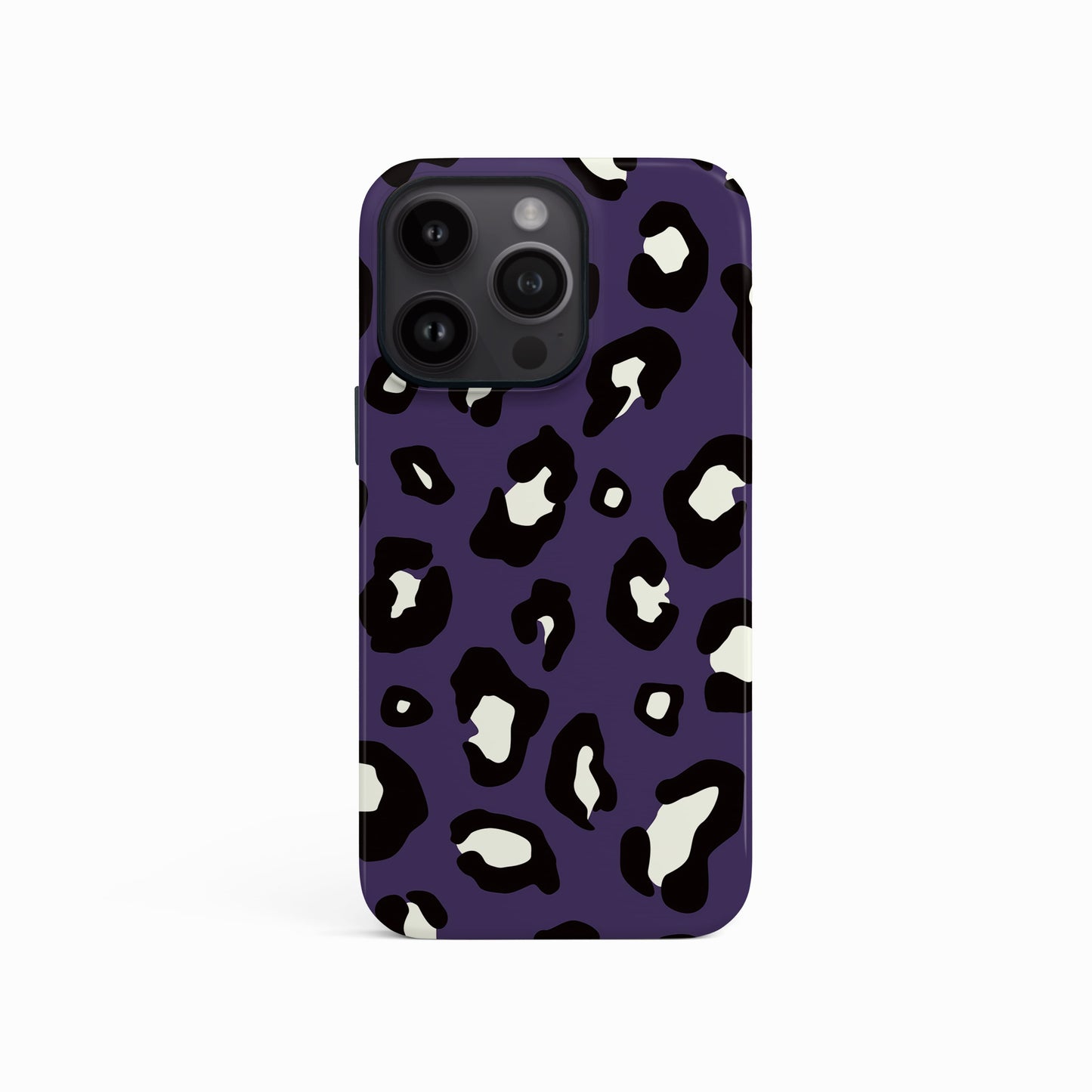 Dark Purple Leopard Print Spots Pattern Phone Case Phone Case
