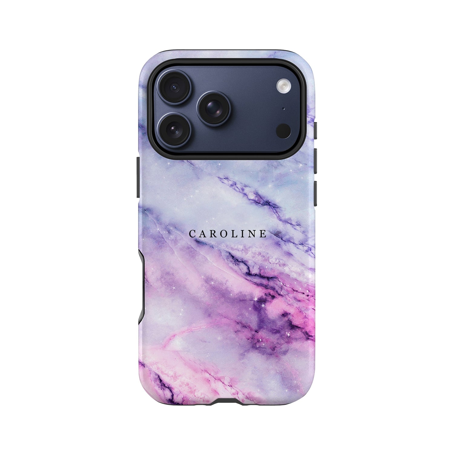 Purple Space Marble Phone Case iPhone 17 Pro Phone Case
