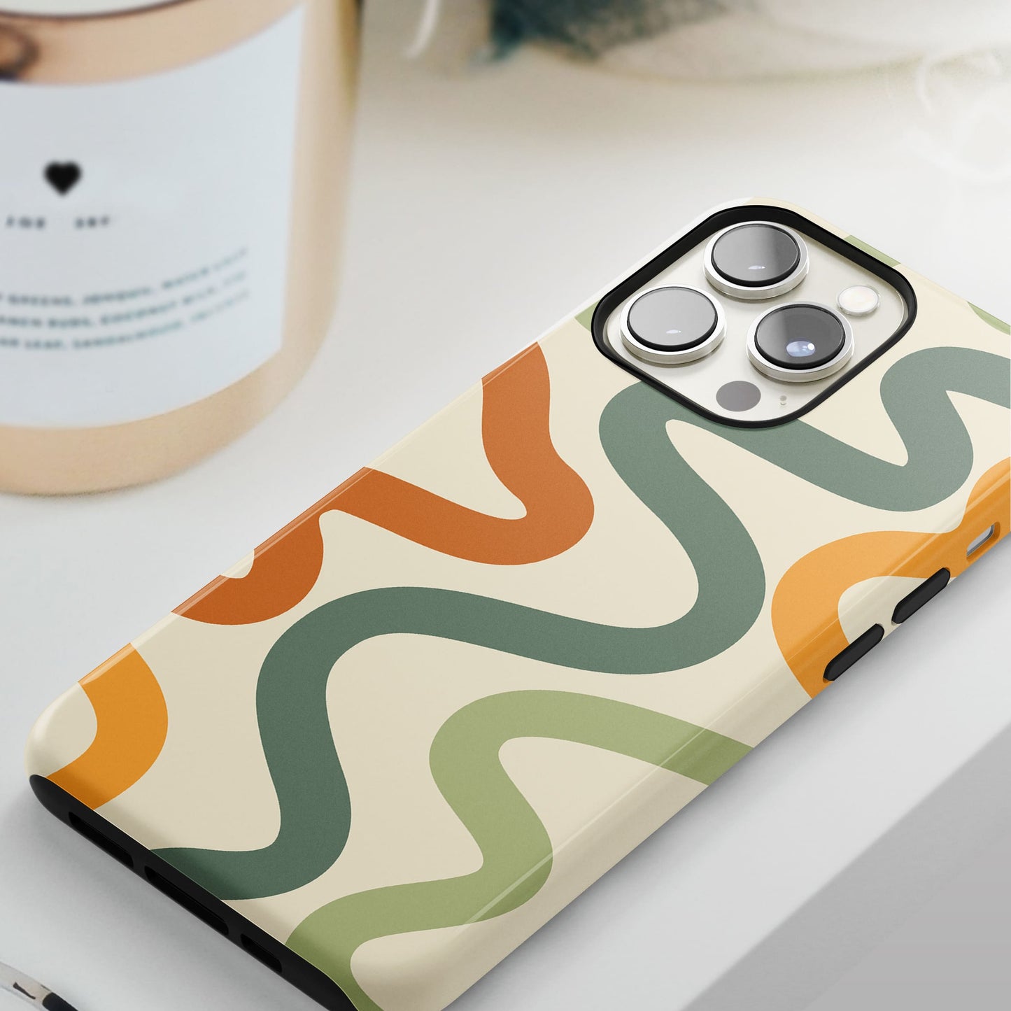 Wavy Pattern Desert Print Case Phone Case