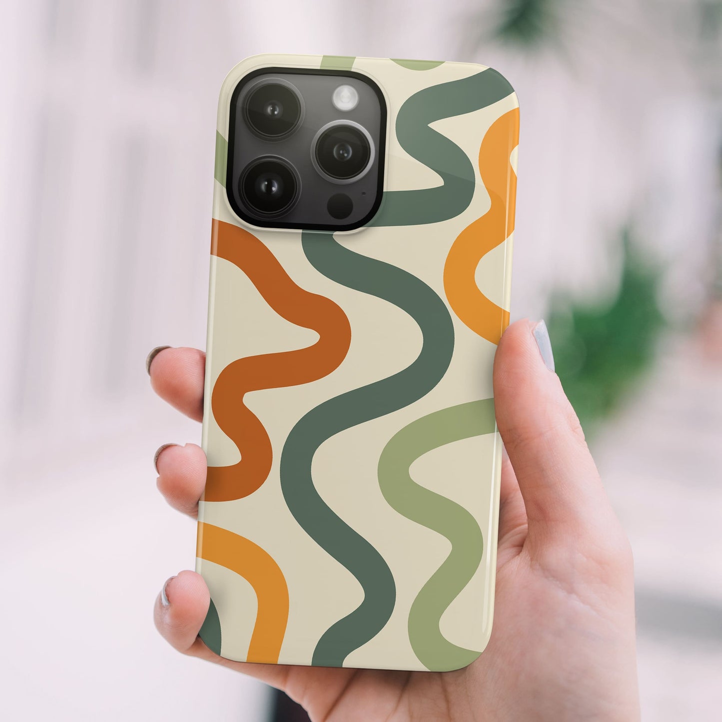 Wavy Pattern Desert Print Case Phone Case