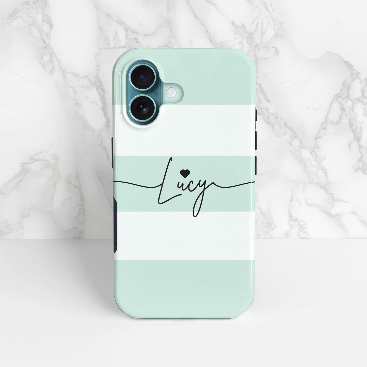 Custom Light Blue Stripes Case Phone Case