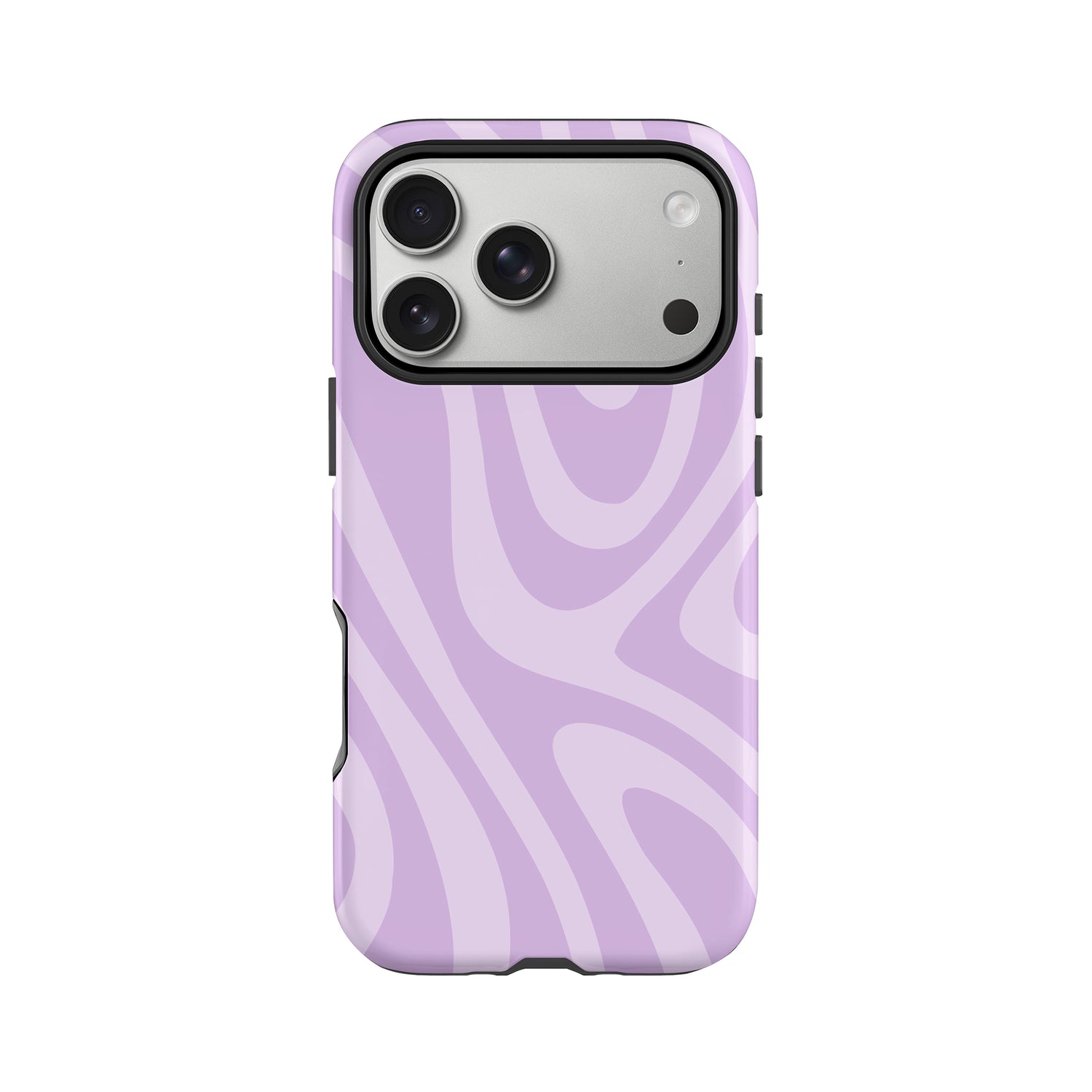 Light Purple Swirl Pattern Case iPhone 17 Pro Phone Case