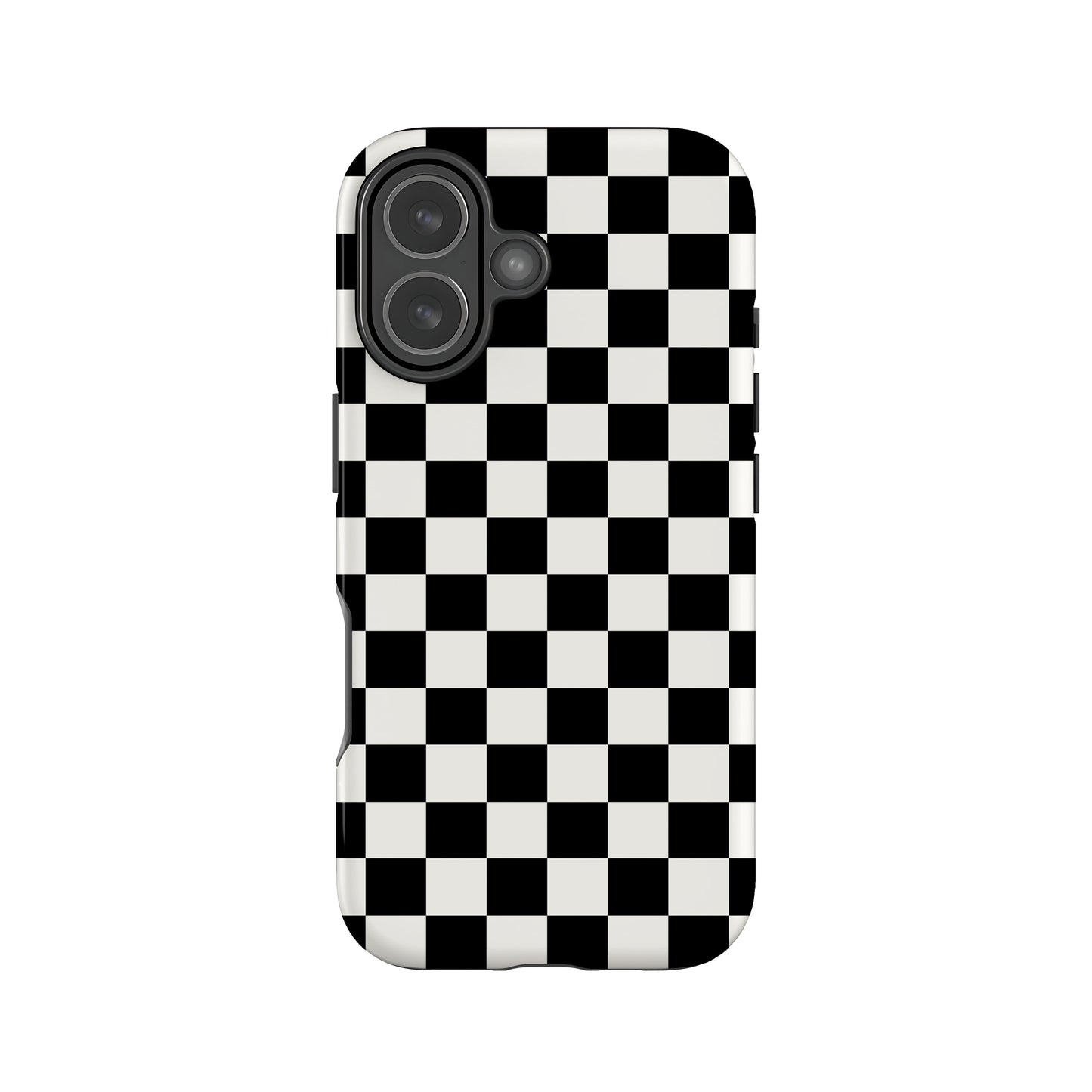 Black Checkerboard Phone Case iPhone 17 Phone Case