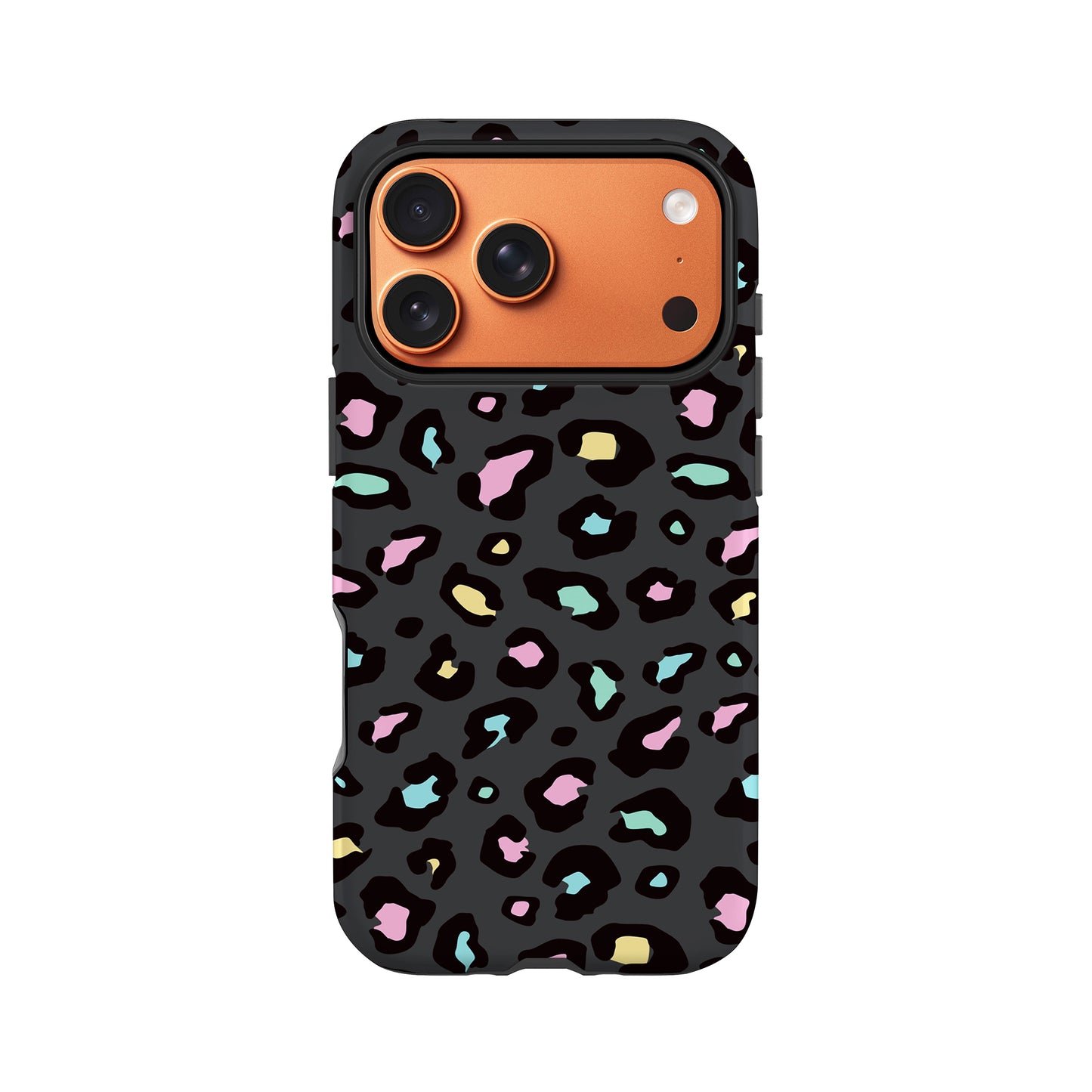 Rainbow Spot Pattern Grey Leopard Print Case Phone Case