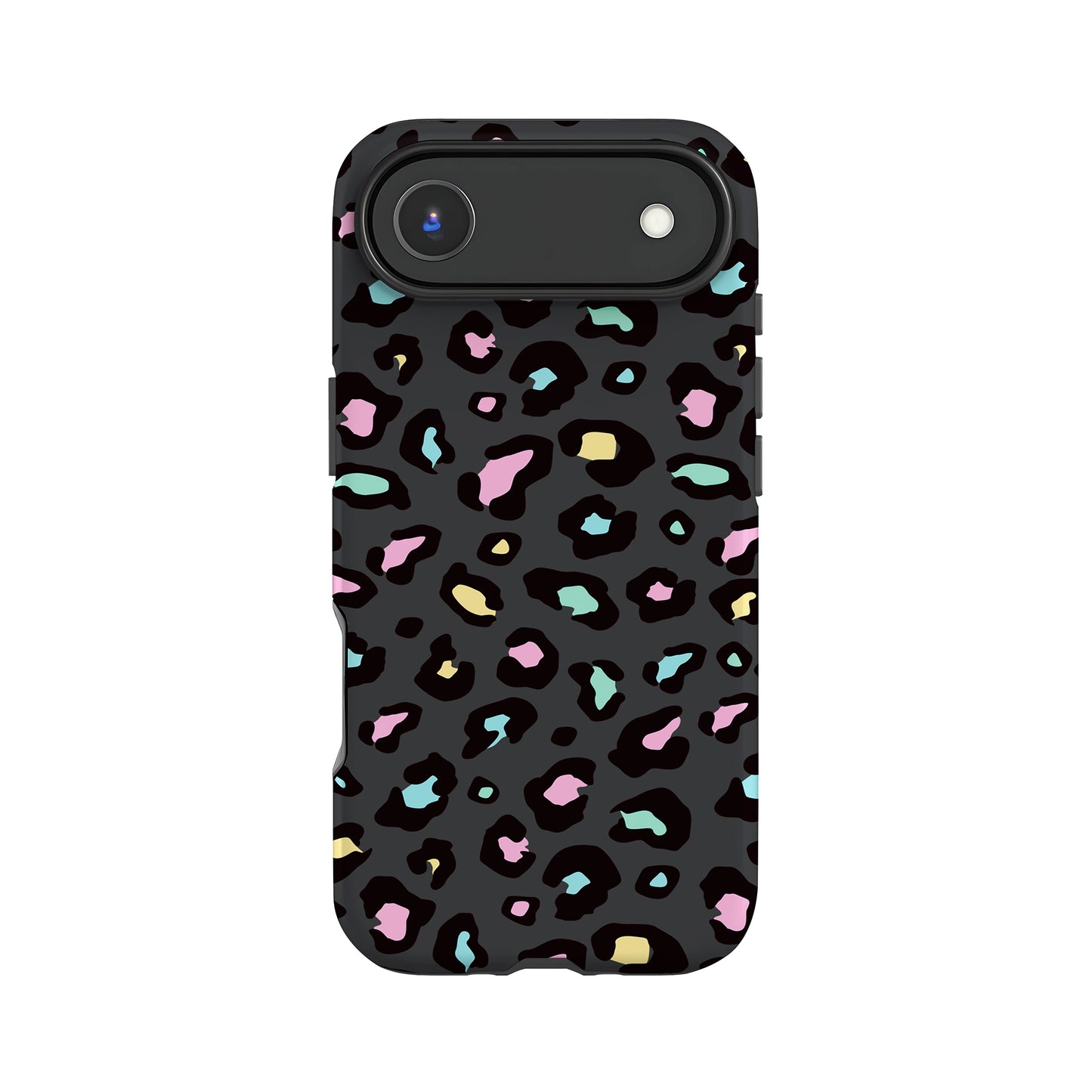 Rainbow Spot Pattern Grey Leopard Print Case Phone Case