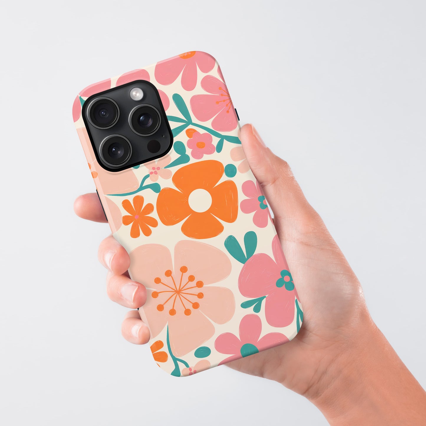 Boho Floral Print Phone Case Phone Case