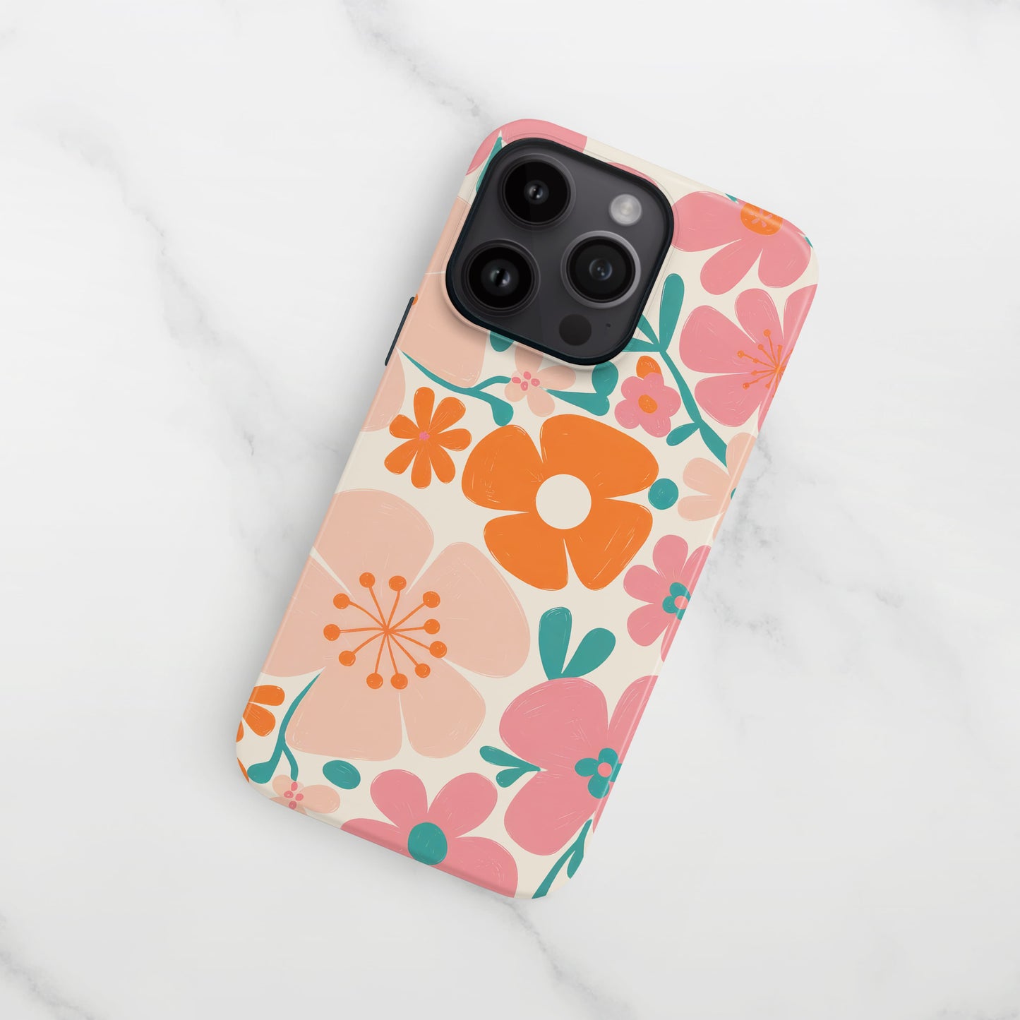 Boho Floral Print Phone Case Phone Case