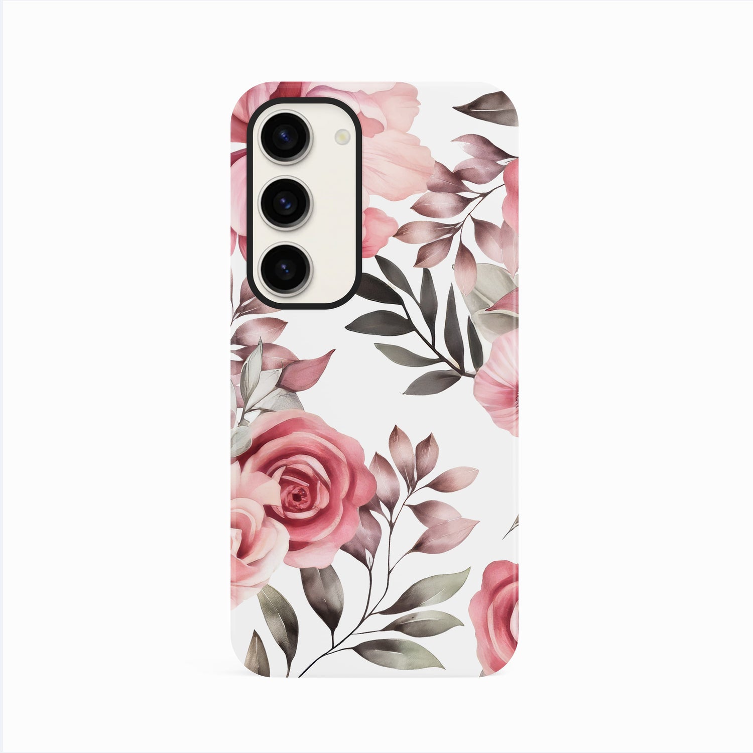 Pink Rose Floral Pattern Case Phone Case