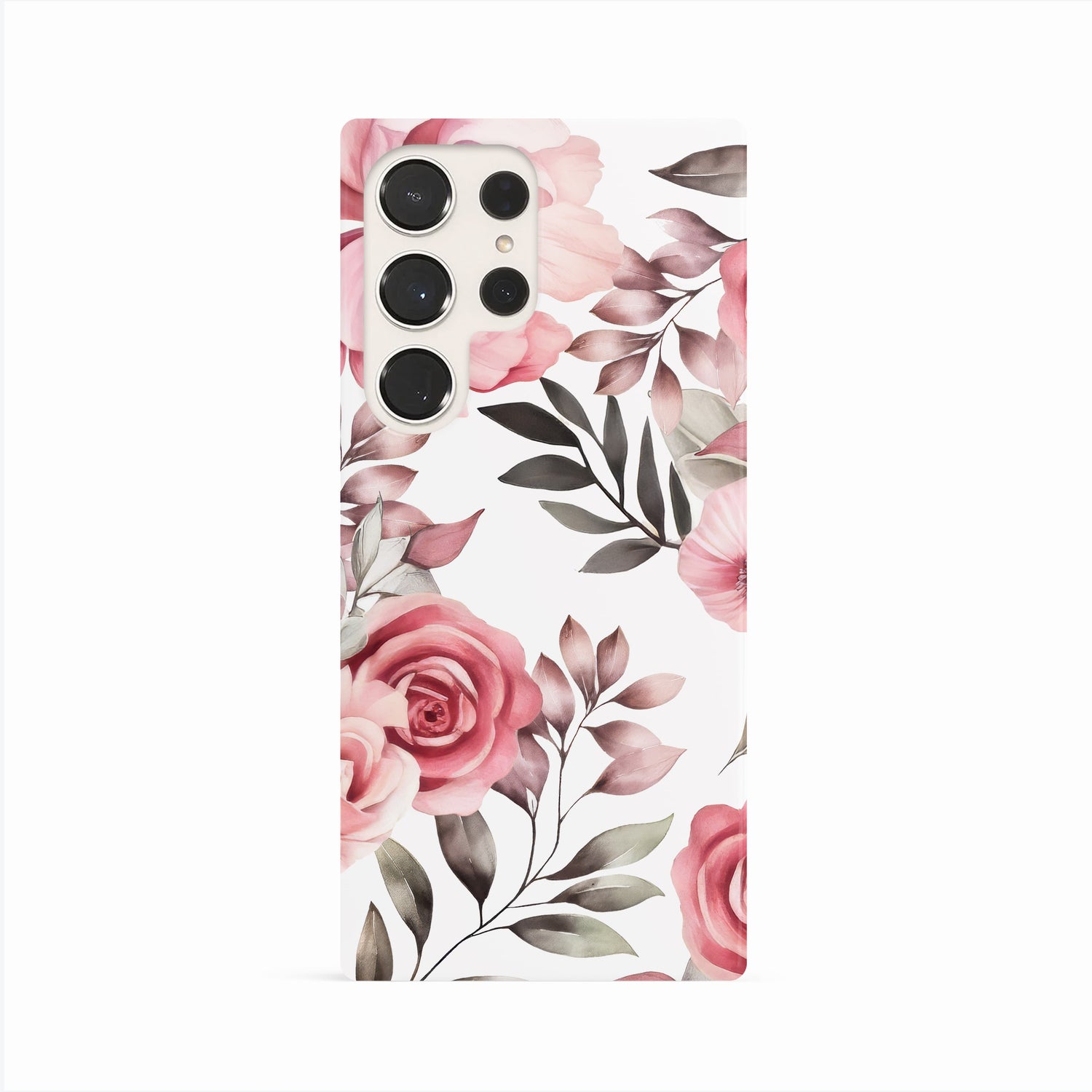 Pink Rose Floral Pattern Case Phone Case