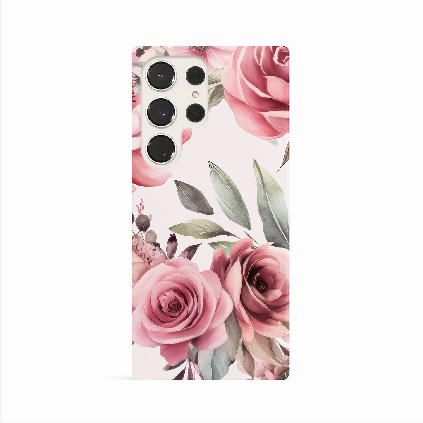 Floral Rose Print Phone Case Phone Case