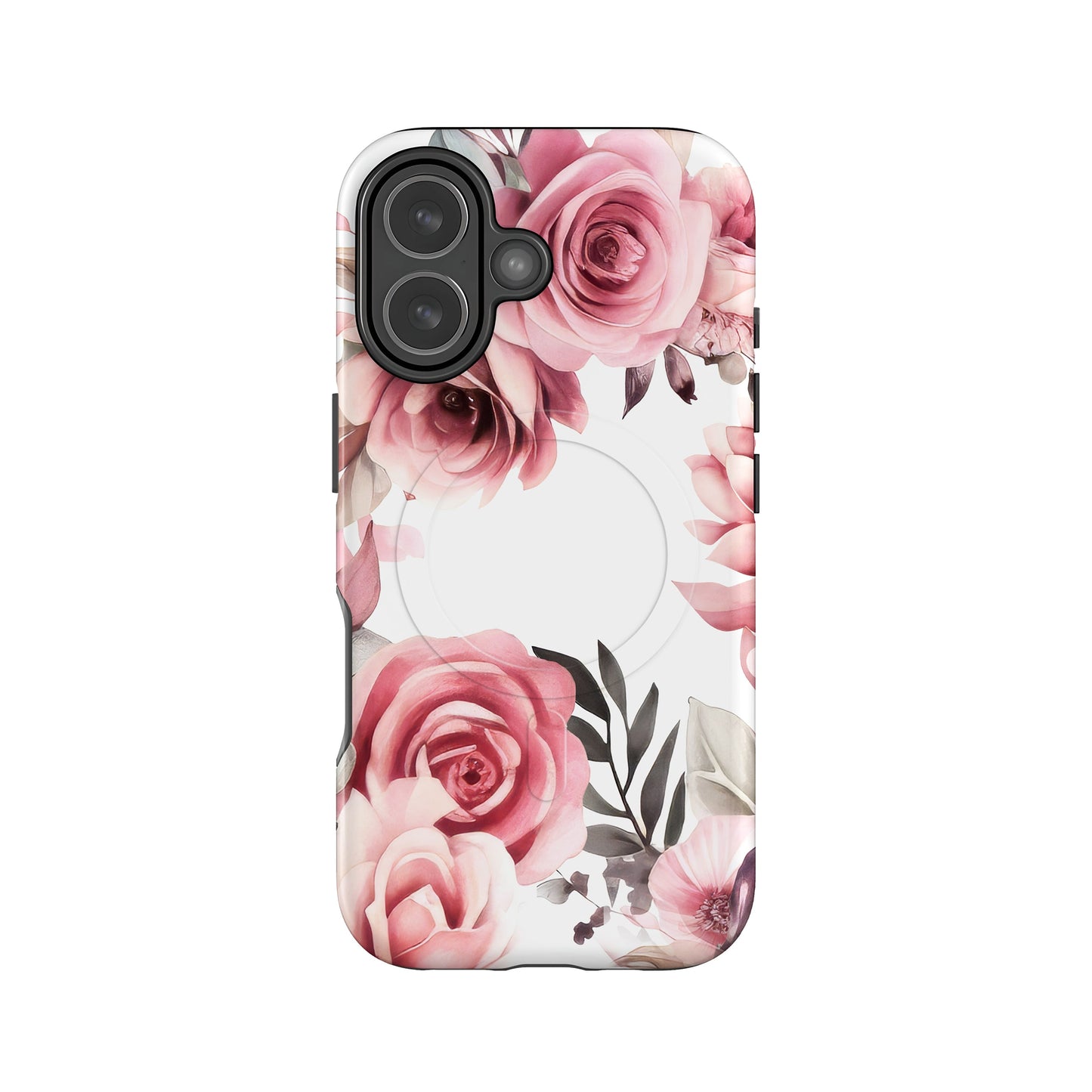 Custom Rose Floral Magsafe Case