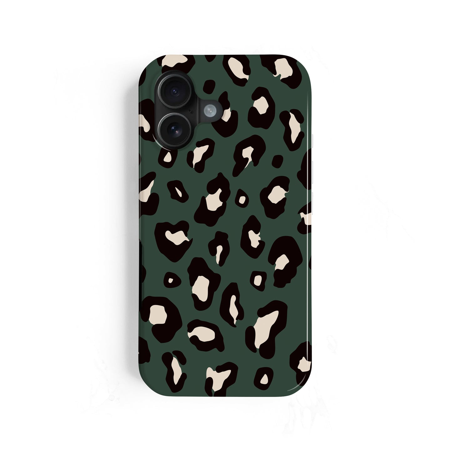Dark Forest Green Leopard Print Case Phone Case