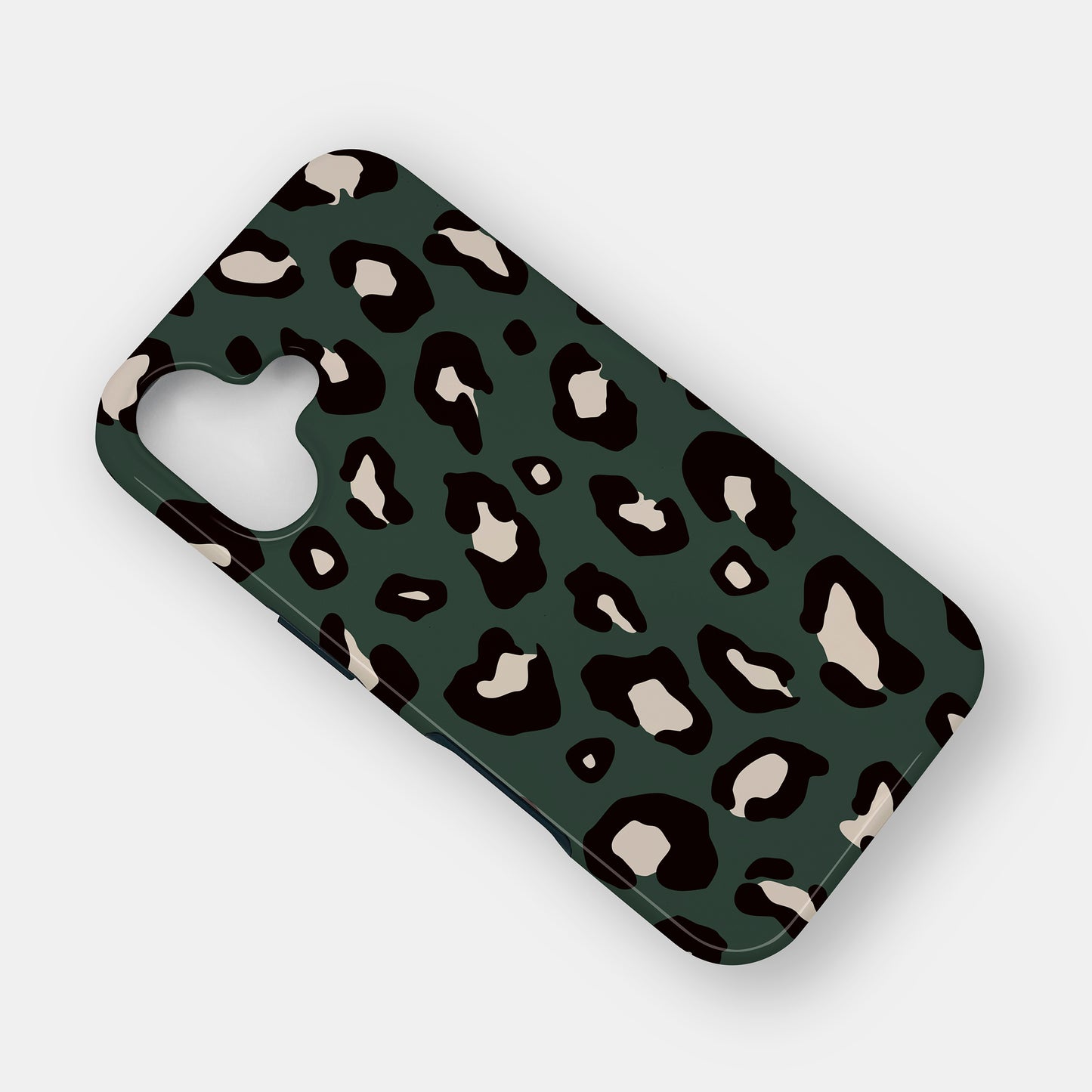 Dark Forest Green Leopard Print Case Phone Case