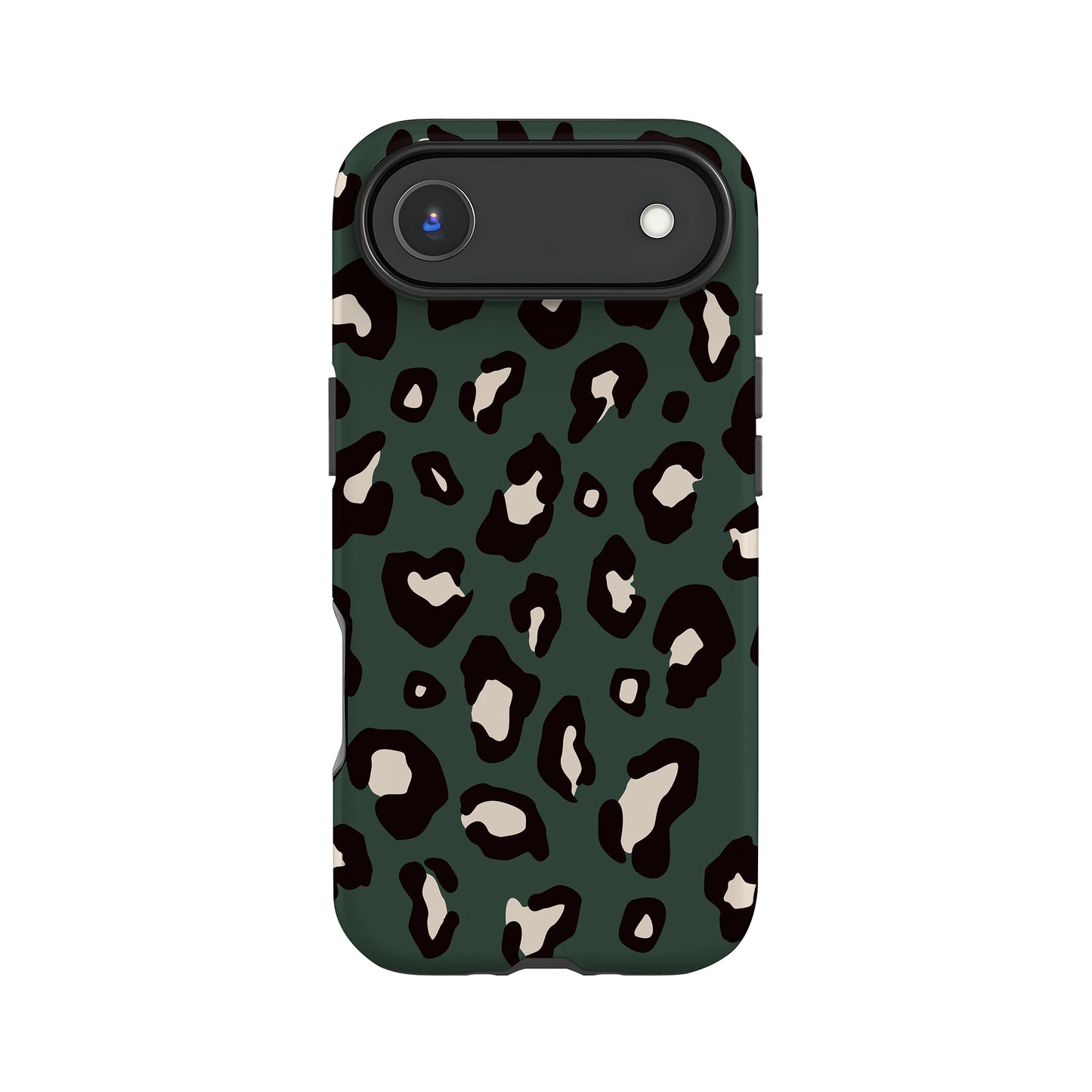 Dark Forest Green Leopard Print Case iPhone 17 Air Phone Case