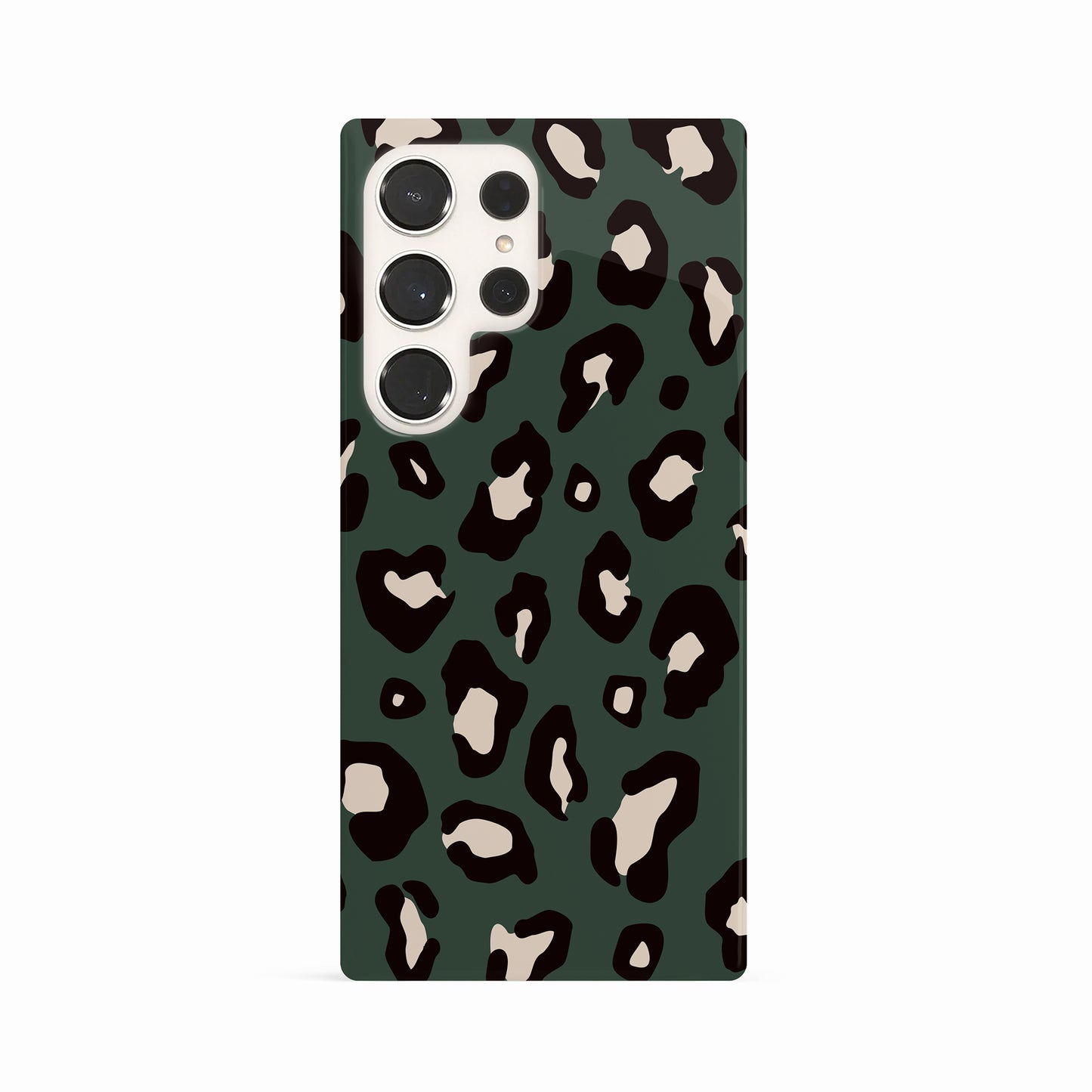Dark Forest Green Leopard Print Case Phone Case